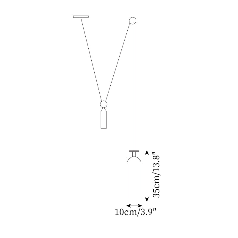 Covine Multi-Shape Adjustable Pendant Light - Letslighting