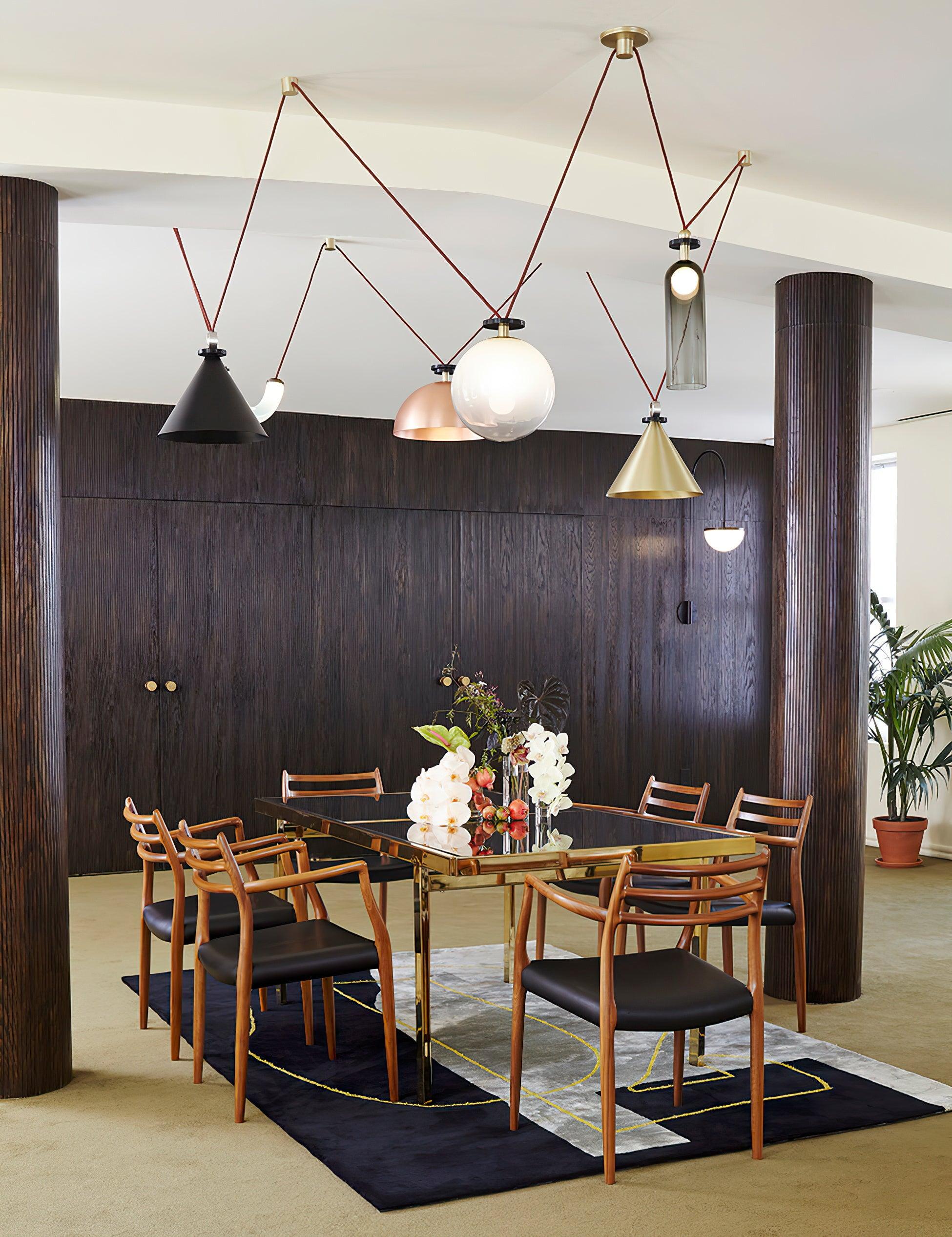 Lustra Chandelier Geometric Shape Art - Letslighting