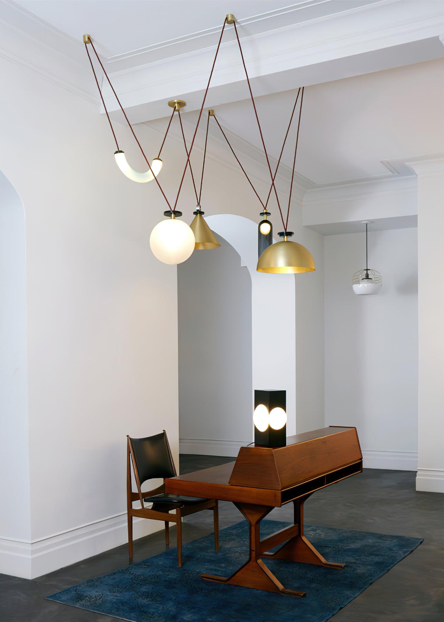 Lustra Chandelier Geometric Shape Art - Letslighting