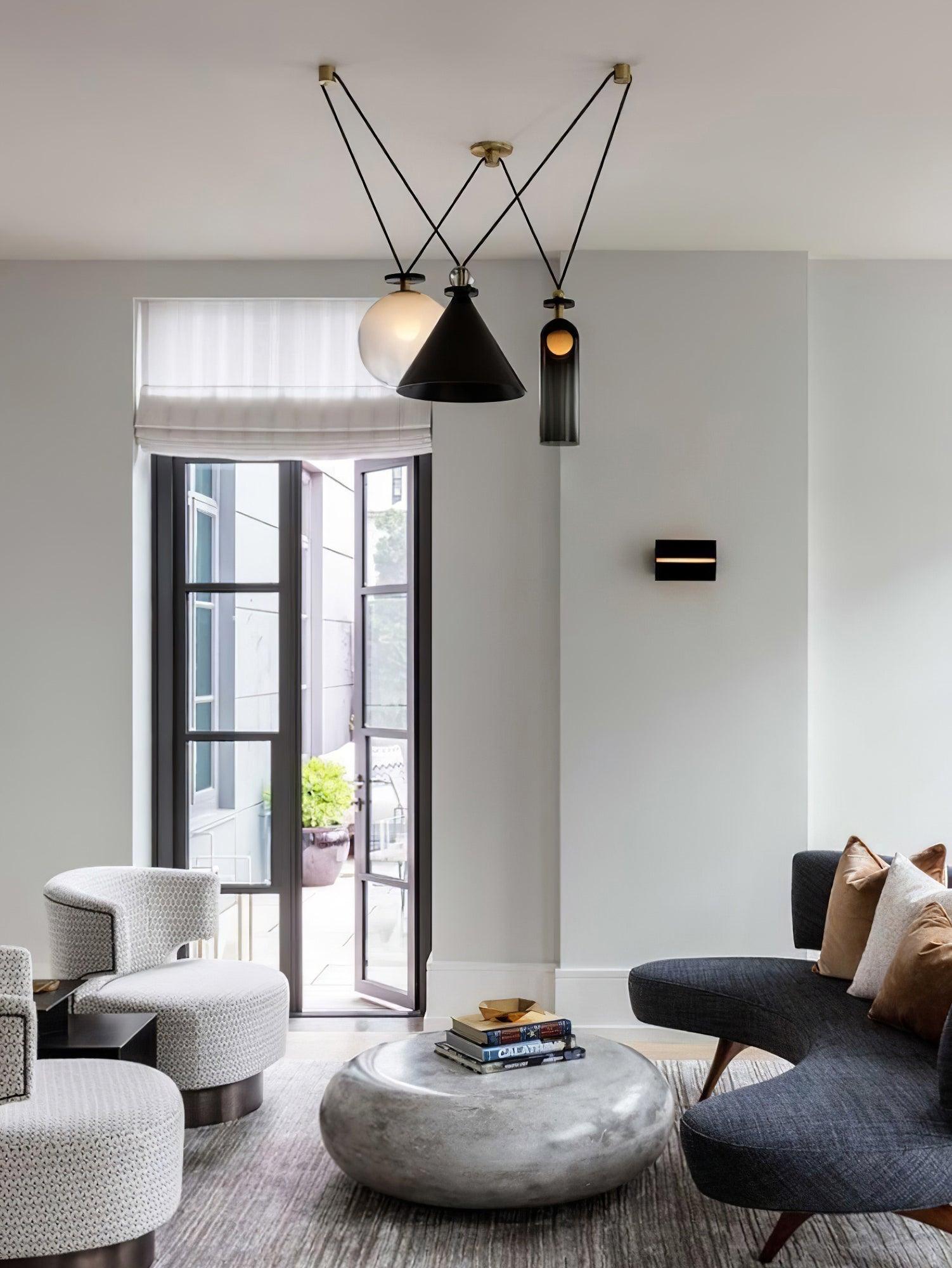 Lustra Chandelier Geometric Shape Art - Letslighting