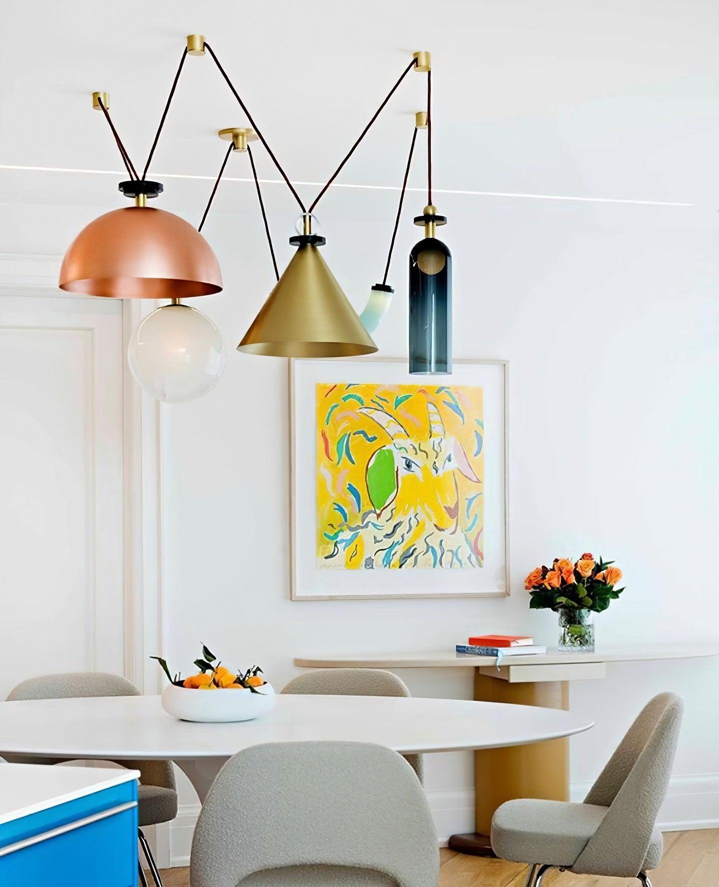 Lustra Chandelier Geometric Shape Art - Letslighting