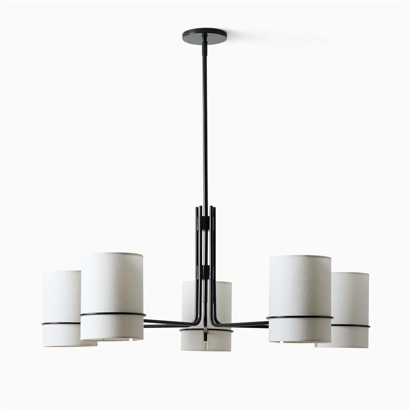 Eurvinel Premium Nordic Art Brass Fabric Chandelier - Letslighting