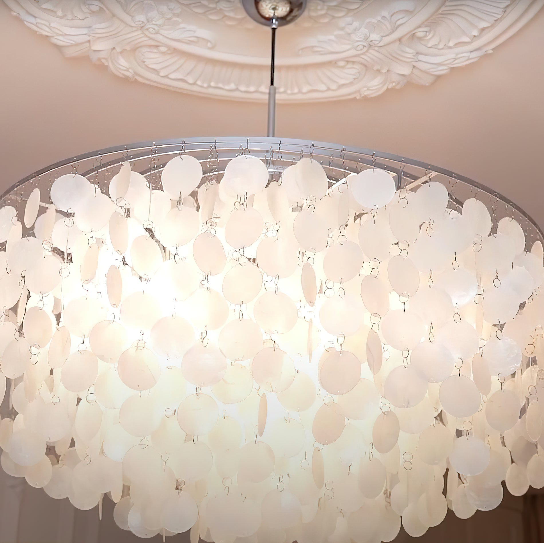 Lustra Pendant Lamp Round Shell Ring - Letslighting