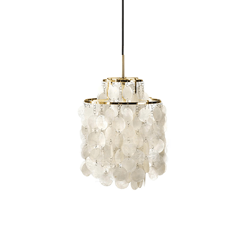Elios Elegant Capiz Shell Chandelier - Letslighting