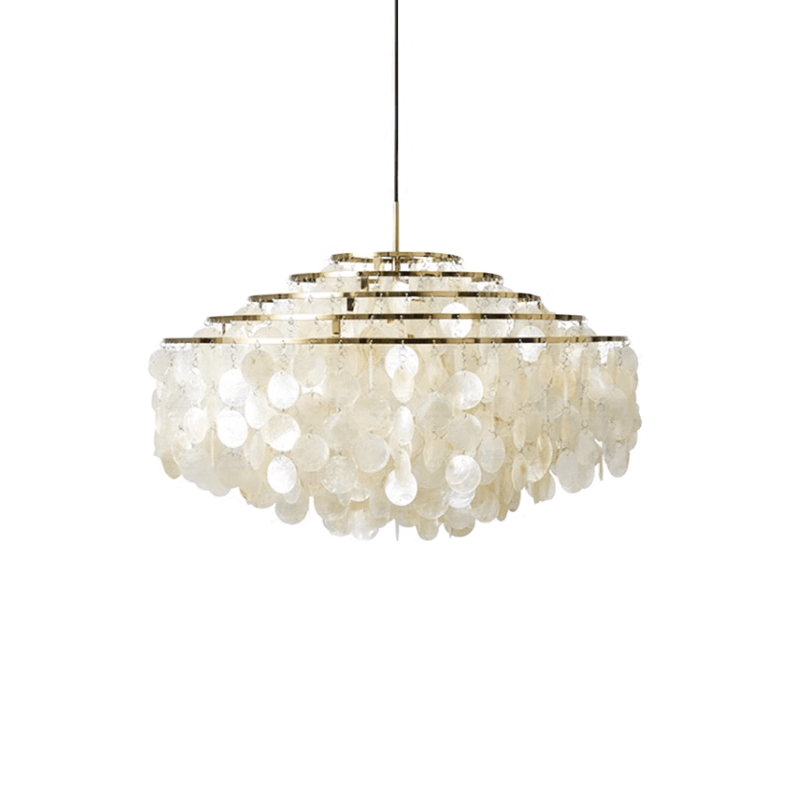 Elios Elegant Capiz Shell Chandelier - Letslighting