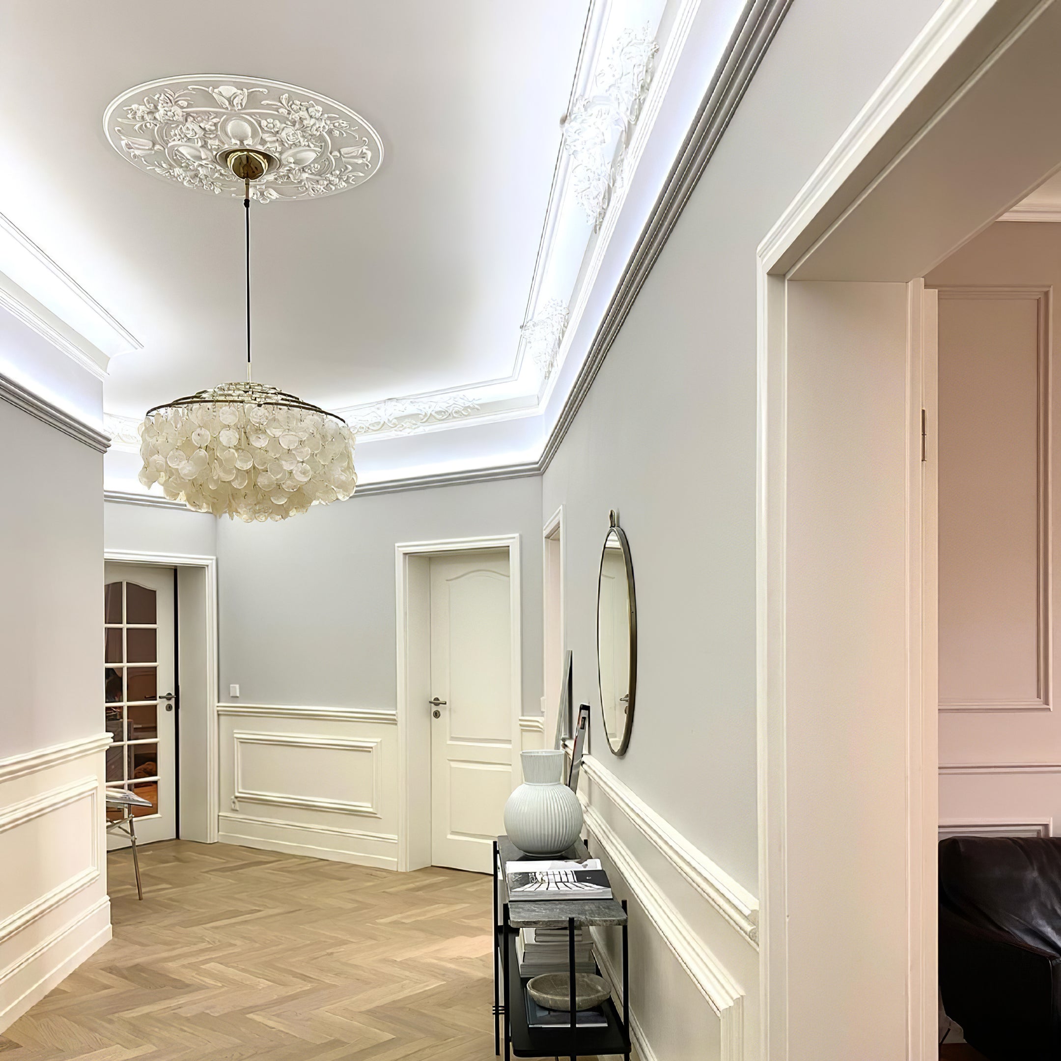 Lustra Pendant Lamp Round Shell Ring - Letslighting