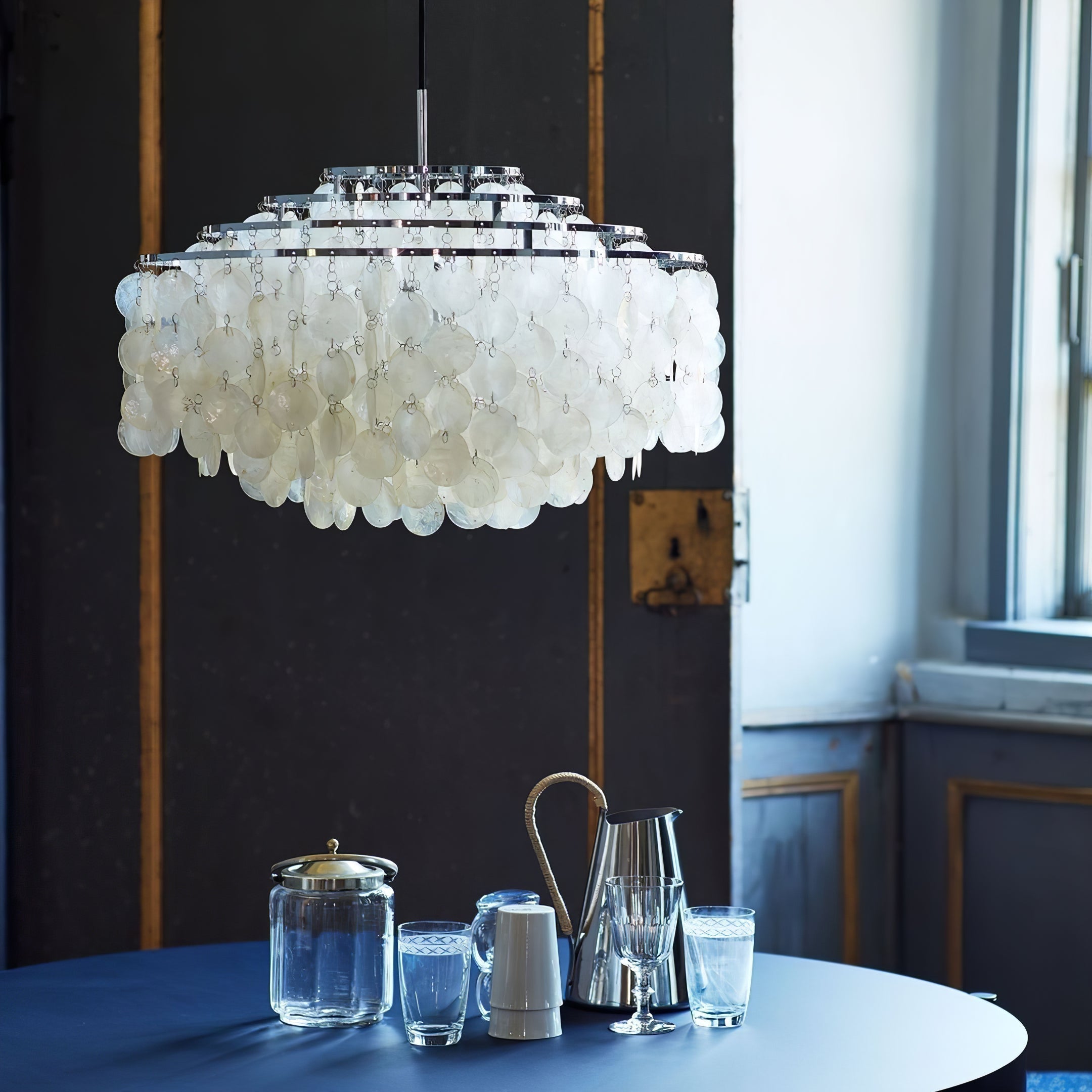 Lustra Pendant Lamp Round Shell Ring - Letslighting