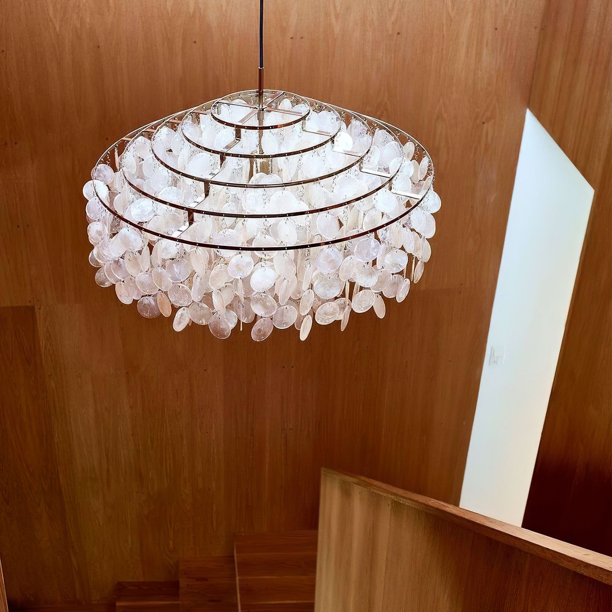 Lustra Pendant Lamp Round Shell Ring - Letslighting