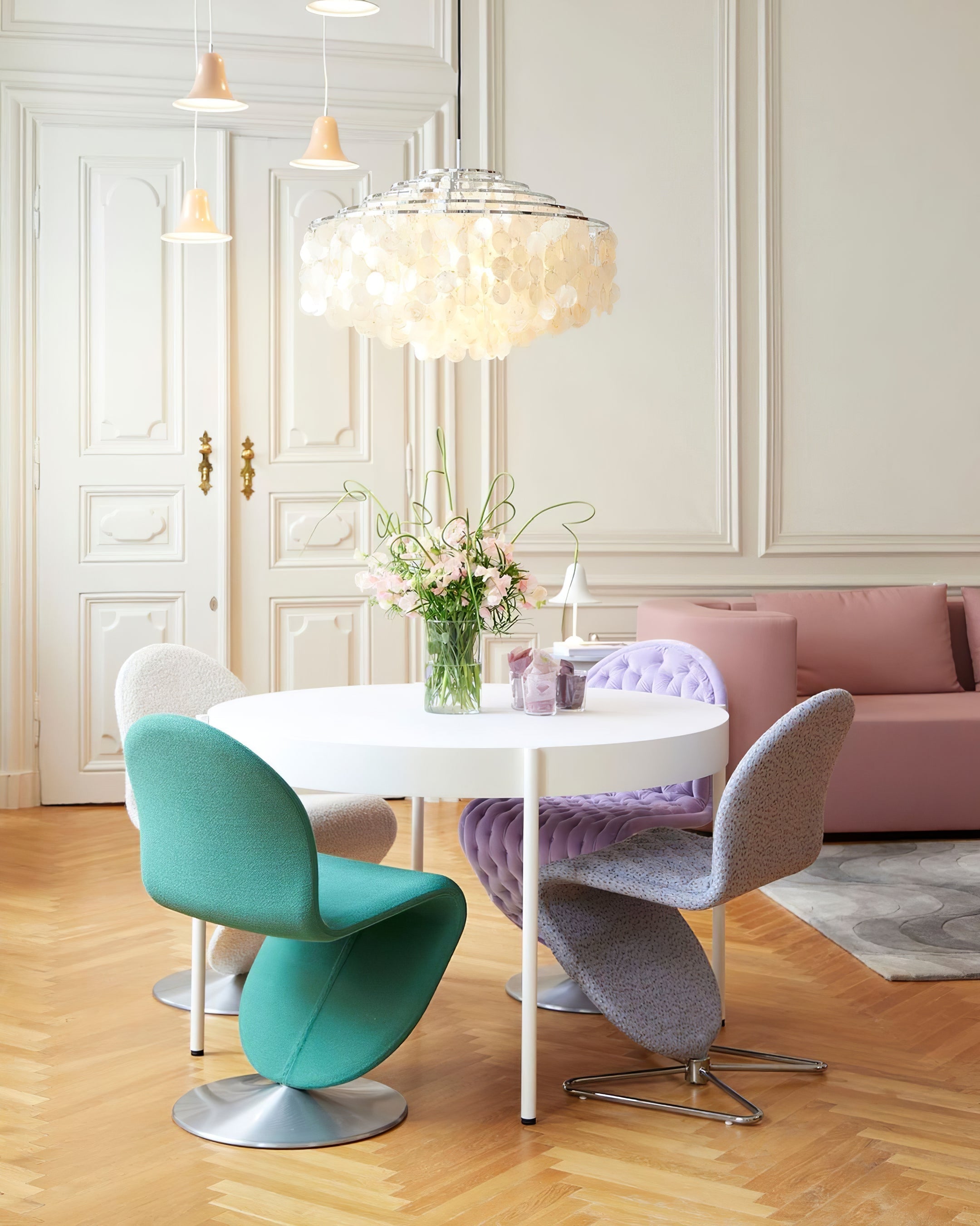 Lustra Pendant Lamp Round Shell Ring - Letslighting