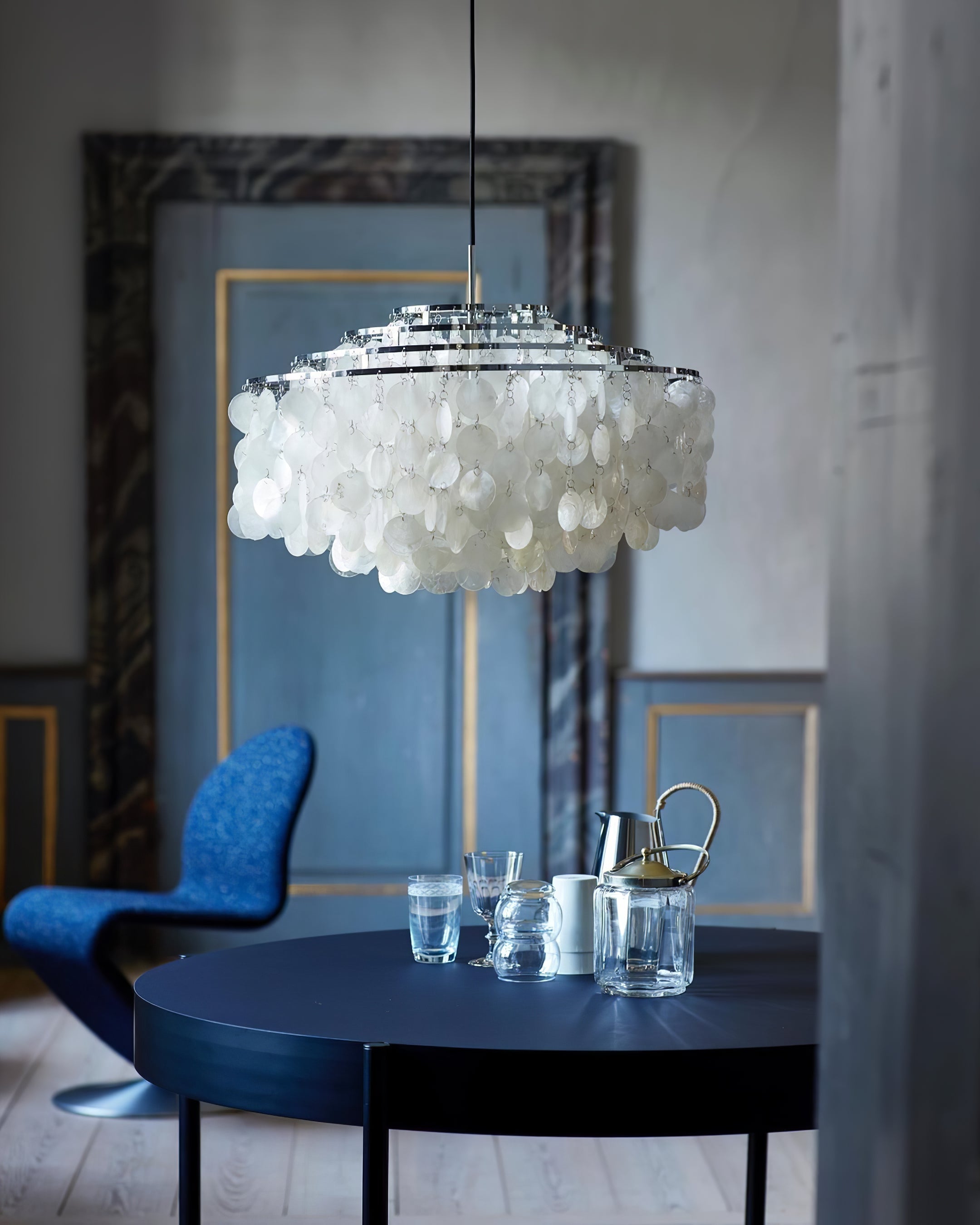 Lustra Pendant Lamp Round Shell Ring - Letslighting