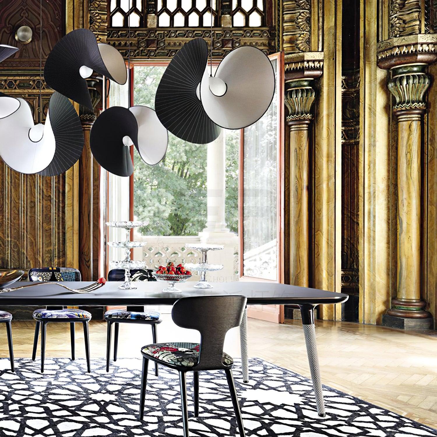 Mavira Fabric Pendant Light - Letslighting