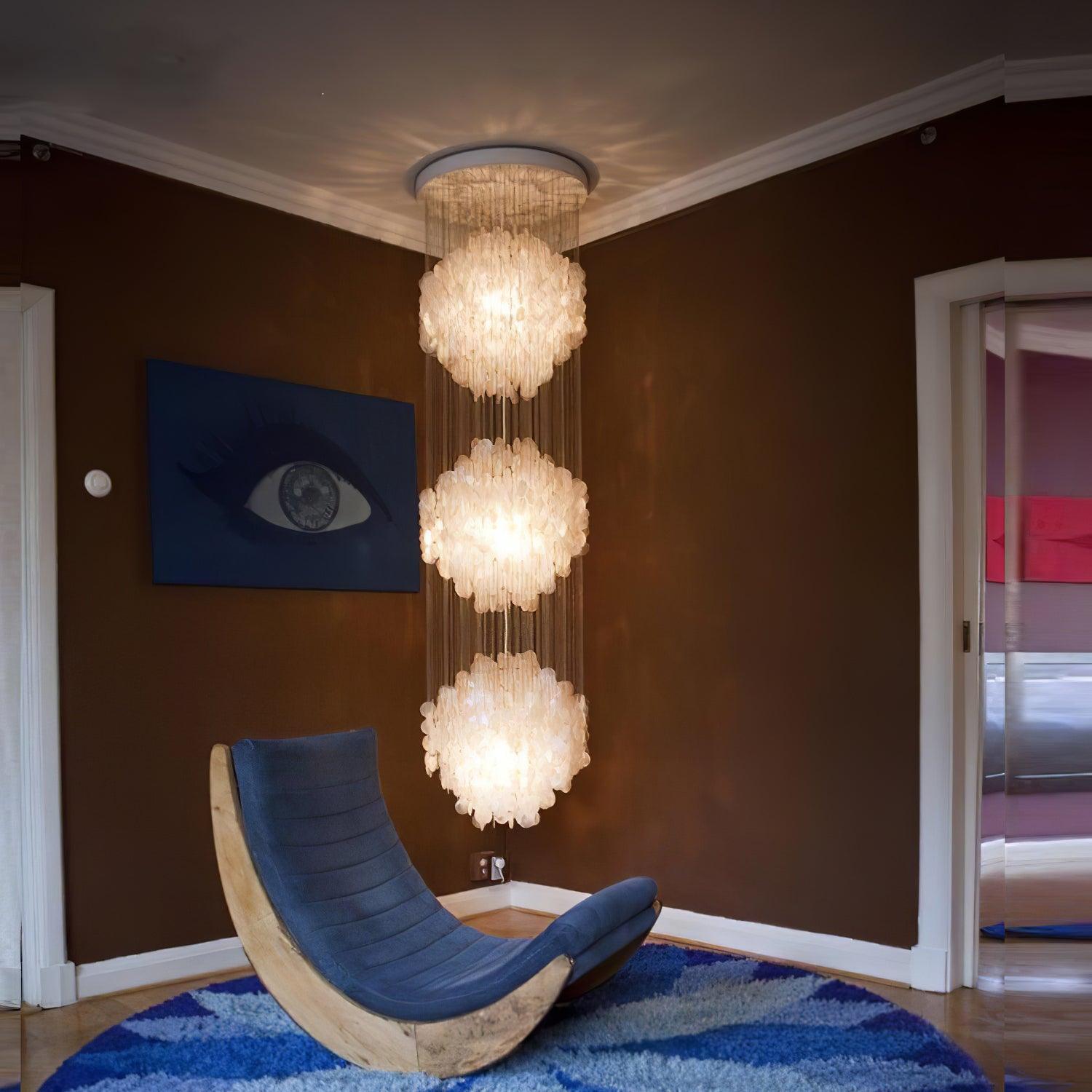 Idoris Postmodern Luxury Waterfall Chandelier - Letslighting