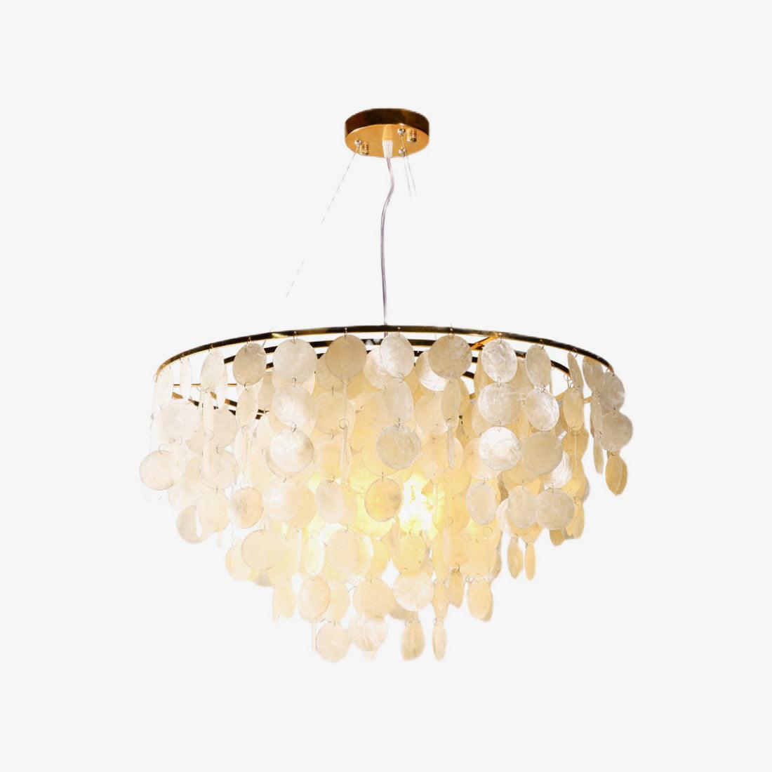 Esileth Postmodern Luxury Shell Wind Chime Chandelier - Letslighting