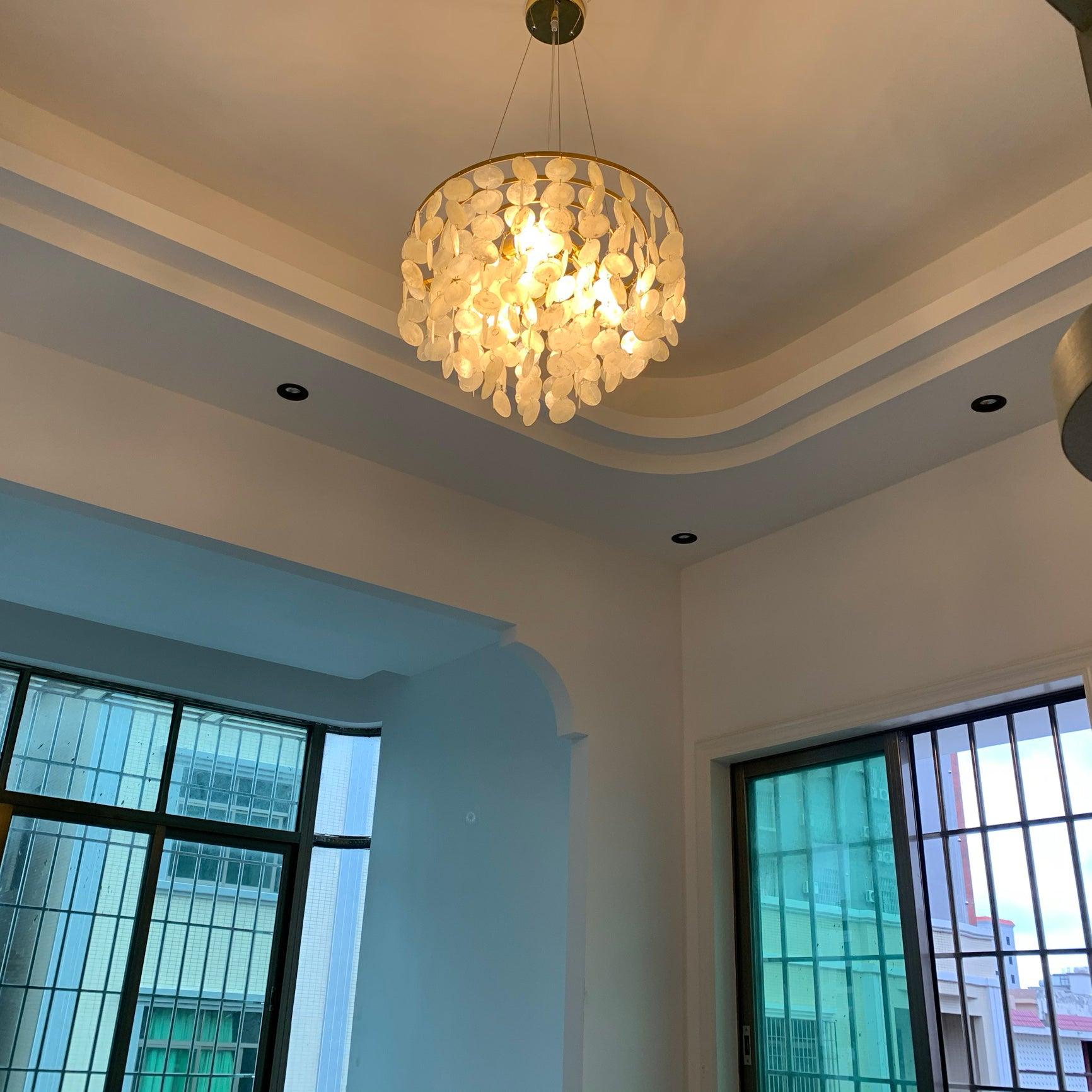 Esileth Postmodern Luxury Shell Wind Chime Chandelier - Letslighting