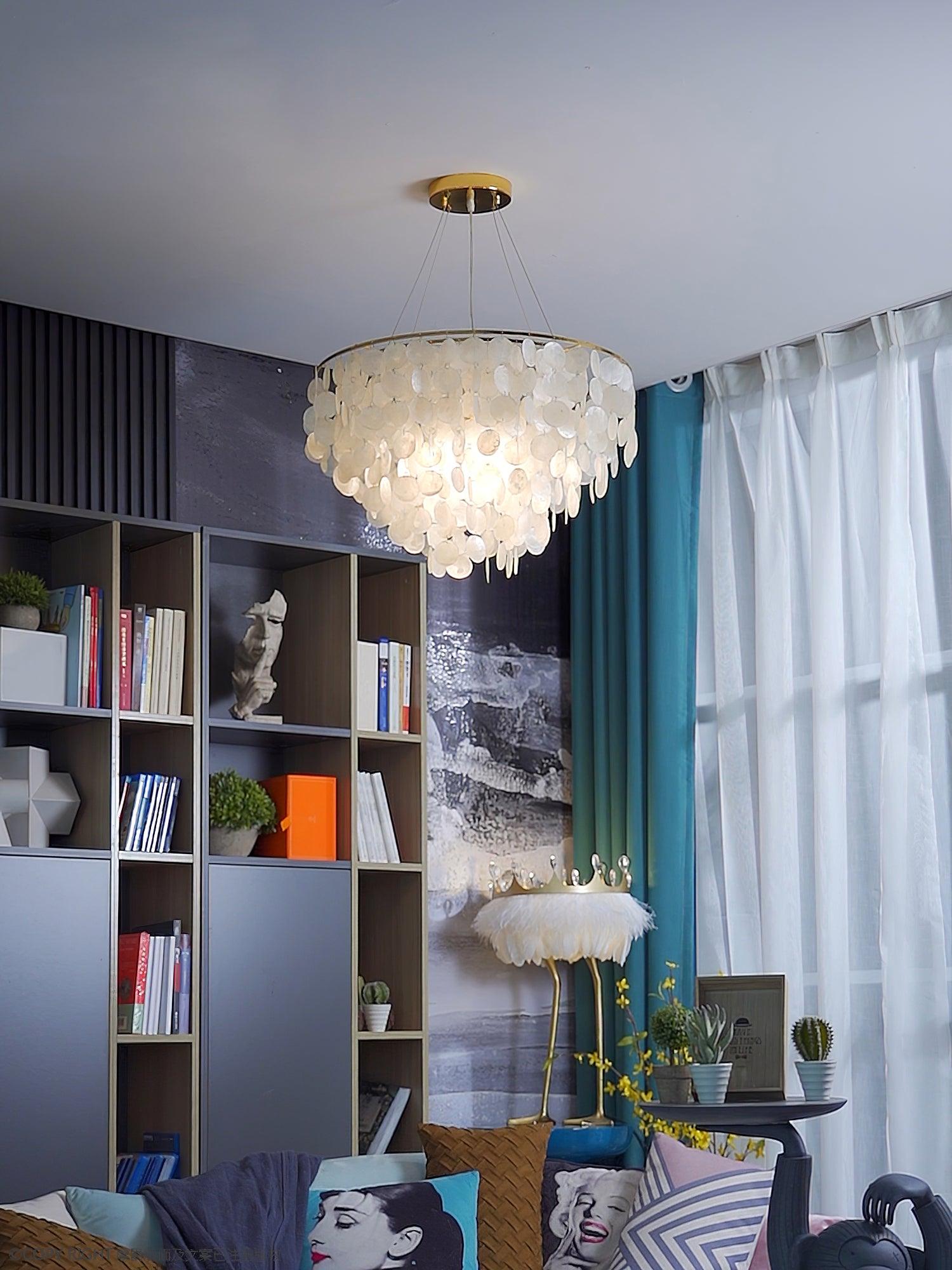 Esileth Postmodern Luxury Shell Wind Chime Chandelier - Letslighting