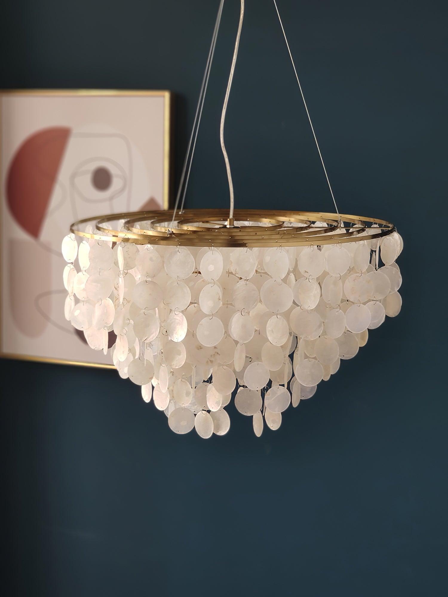 Esileth Postmodern Luxury Shell Wind Chime Chandelier - Letslighting