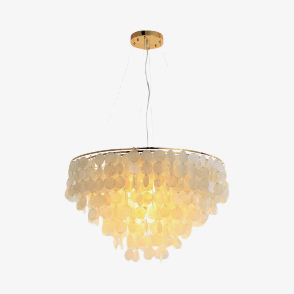 Esileth Postmodern Luxury Shell Wind Chime Chandelier - Letslighting