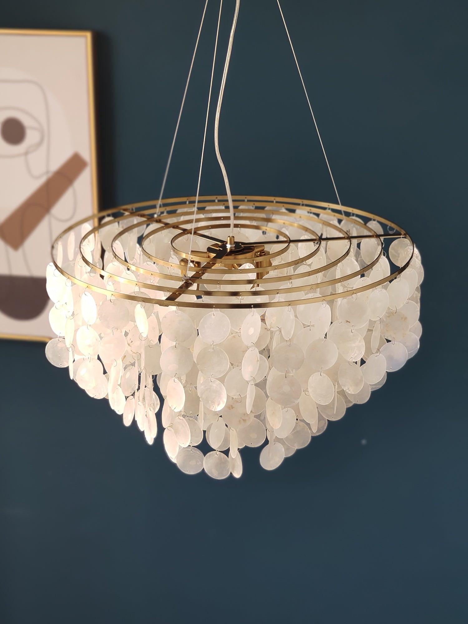 Esileth Postmodern Luxury Shell Wind Chime Chandelier - Letslighting