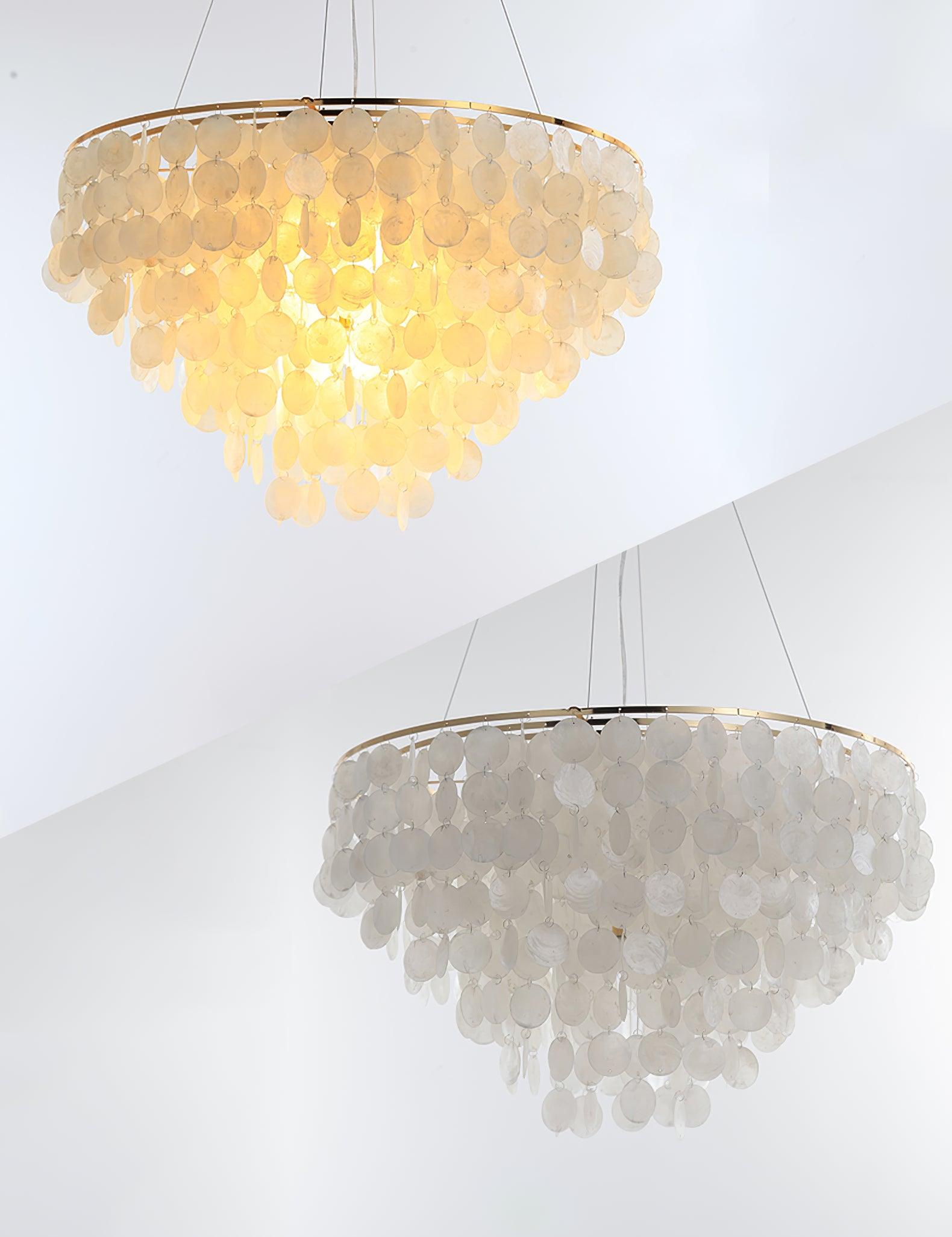 Esileth Postmodern Luxury Shell Wind Chime Chandelier - Letslighting