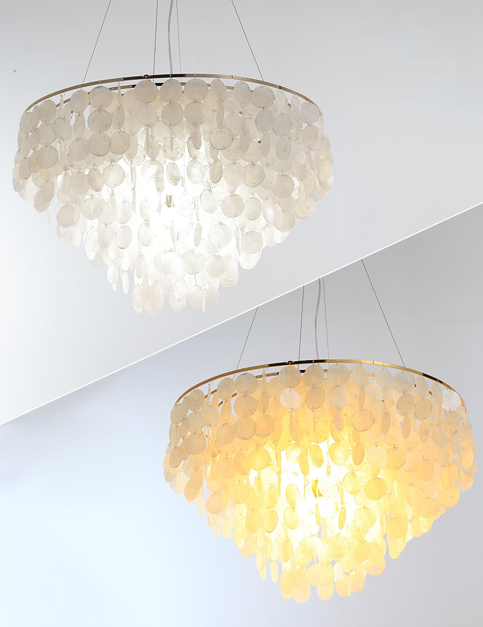 Esileth Postmodern Luxury Shell Wind Chime Chandelier - Letslighting