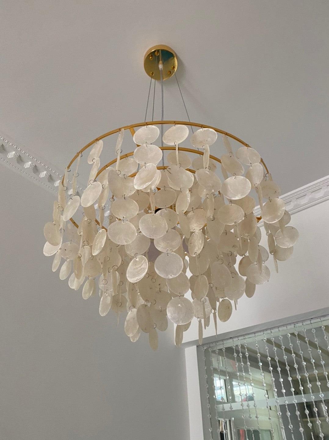 Esileth Postmodern Luxury Shell Wind Chime Chandelier - Letslighting