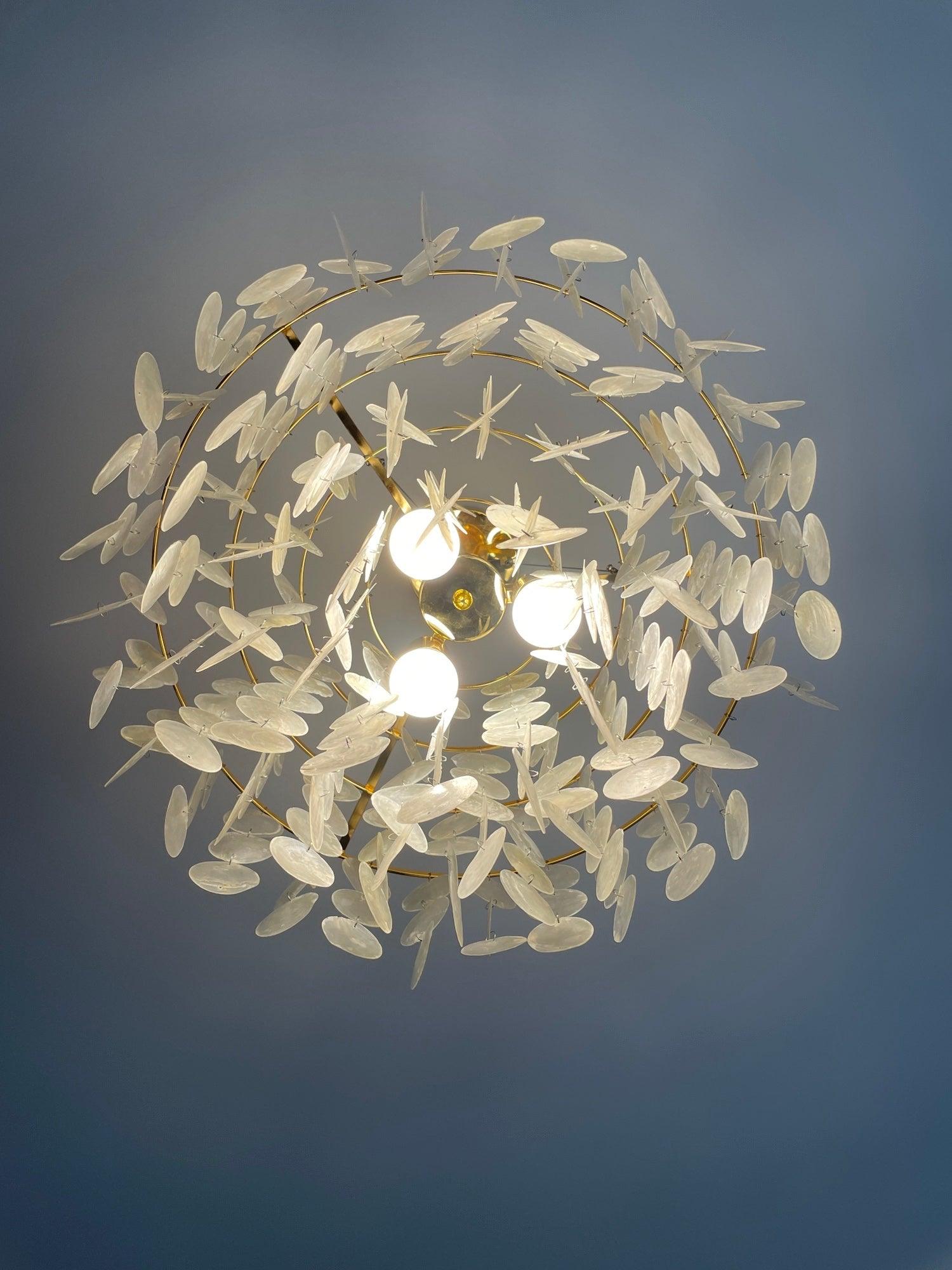 Esileth Postmodern Luxury Shell Wind Chime Chandelier - Letslighting