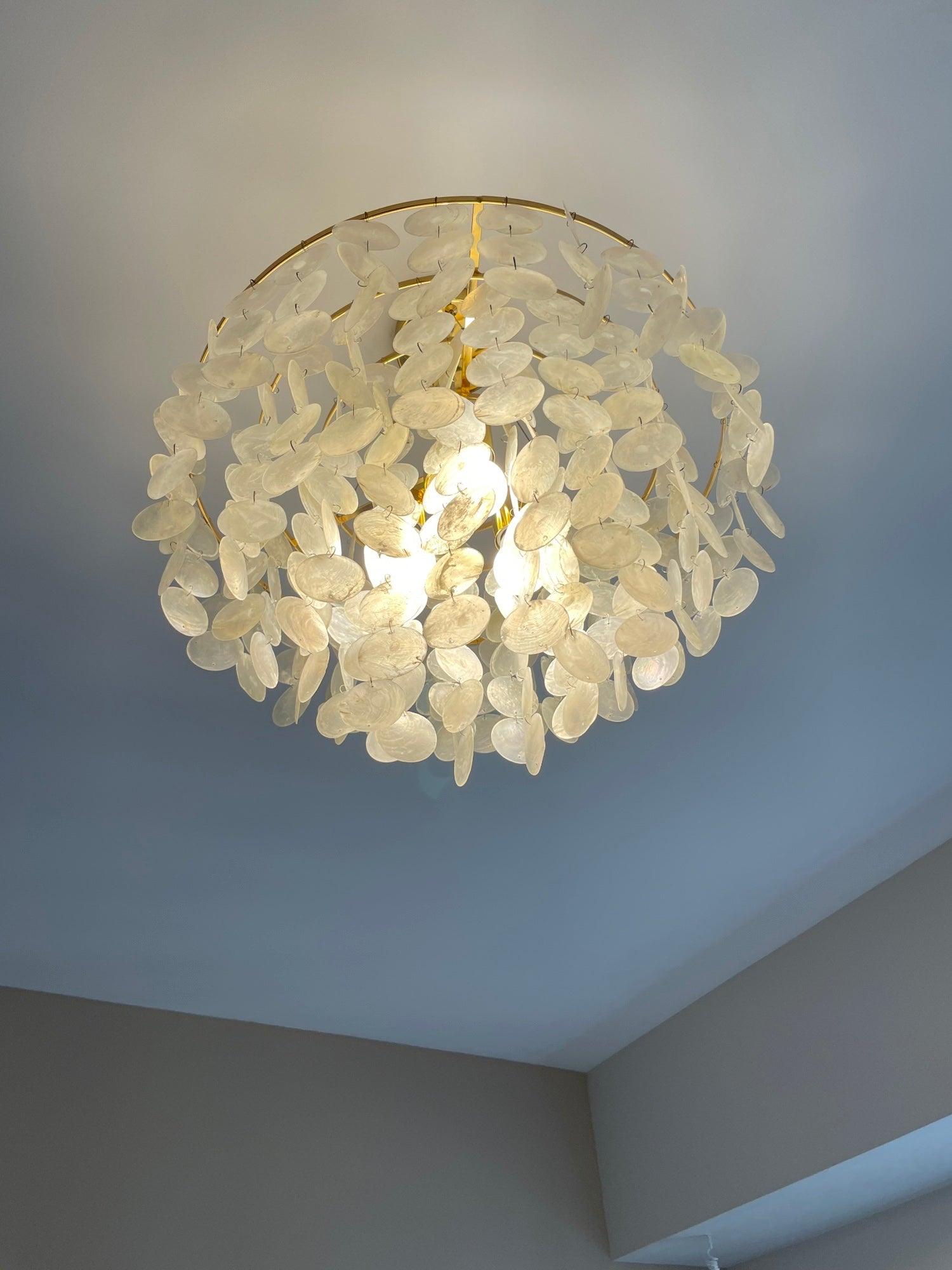 Esileth Postmodern Luxury Shell Wind Chime Chandelier - Letslighting
