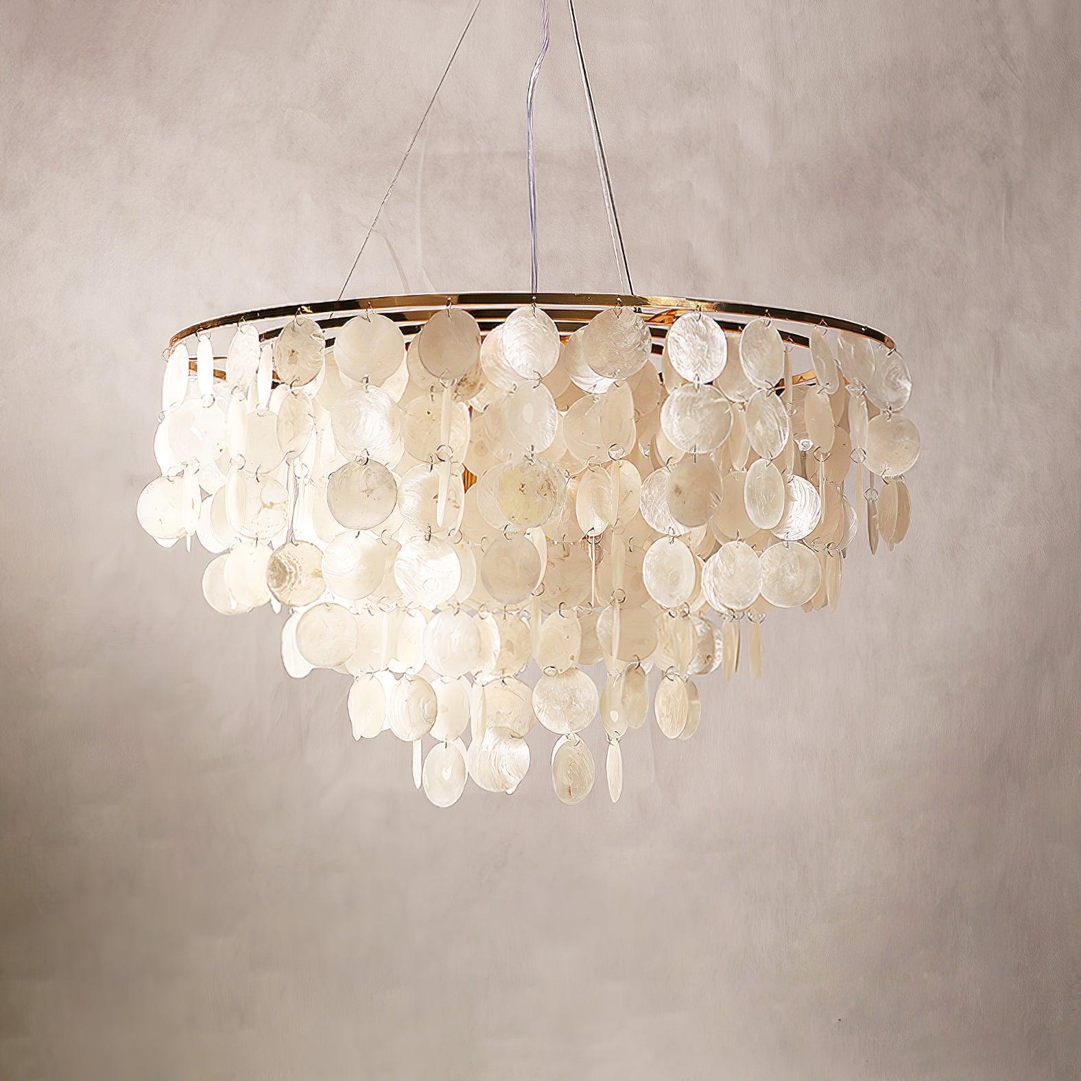 Esileth Postmodern Luxury Shell Wind Chime Chandelier - Letslighting