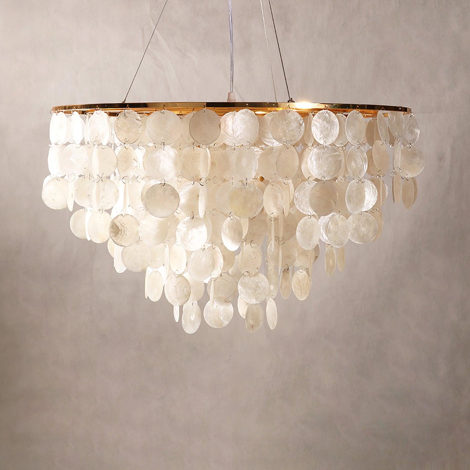 Esileth Postmodern Luxury Shell Wind Chime Chandelier - Letslighting