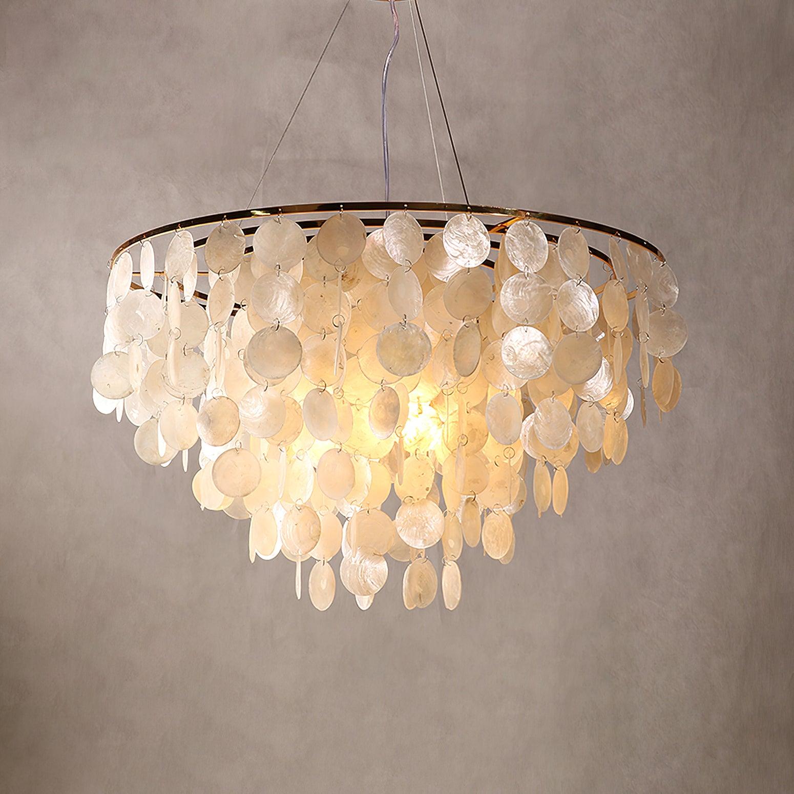 Esileth Postmodern Luxury Shell Wind Chime Chandelier - Letslighting