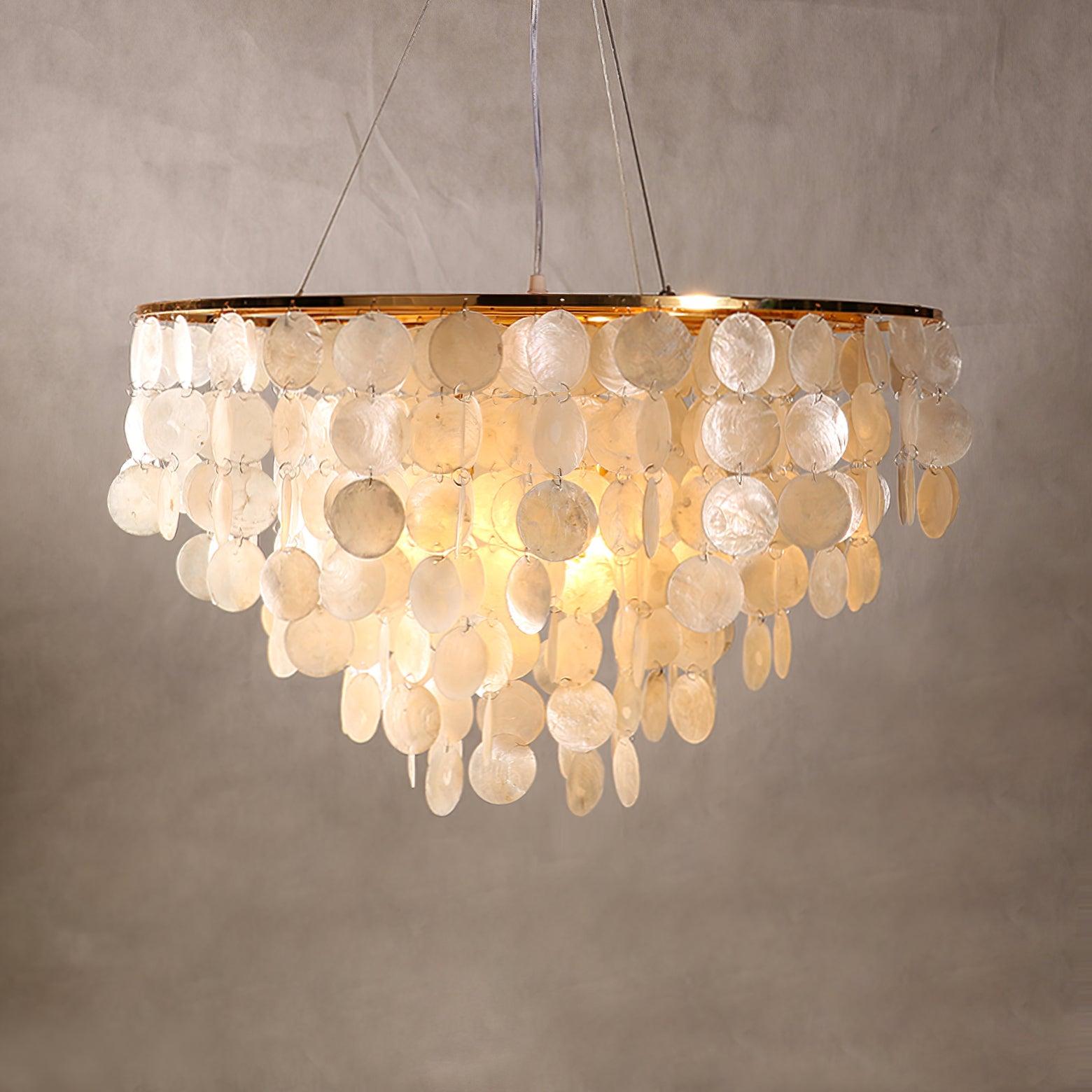 Esileth Postmodern Luxury Shell Wind Chime Chandelier - Letslighting