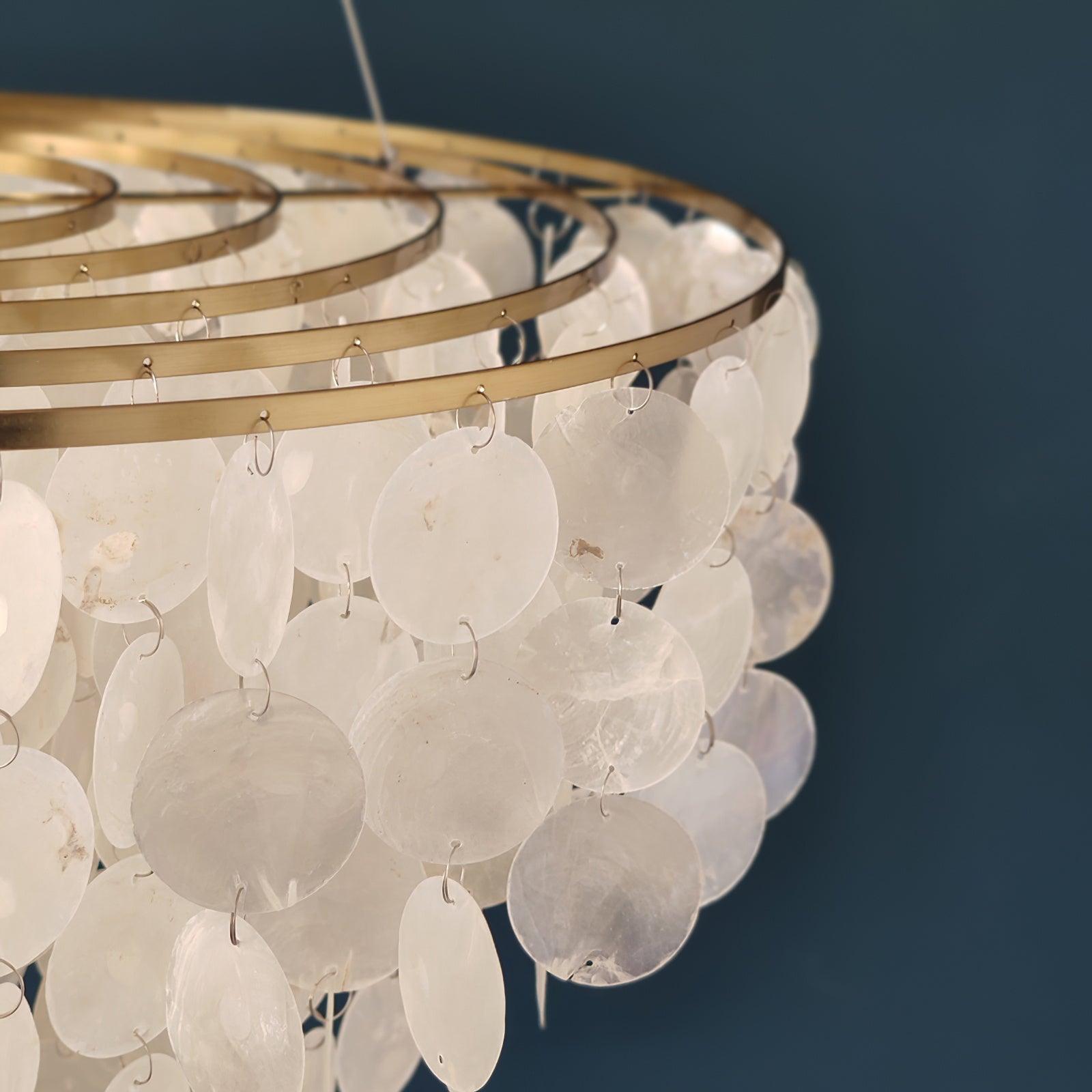 Esileth Postmodern Luxury Shell Wind Chime Chandelier - Letslighting