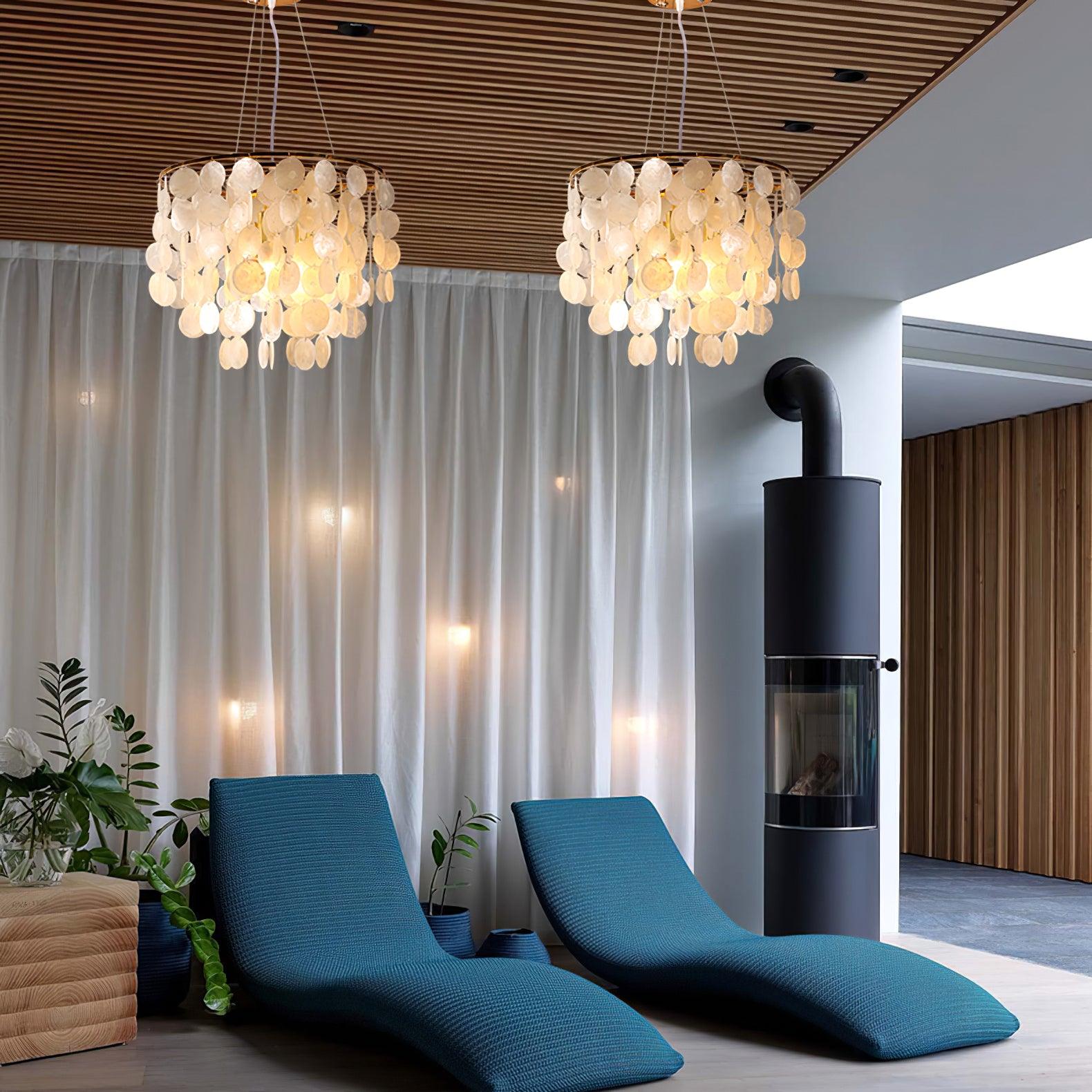 Esileth Postmodern Luxury Shell Wind Chime Chandelier - Letslighting