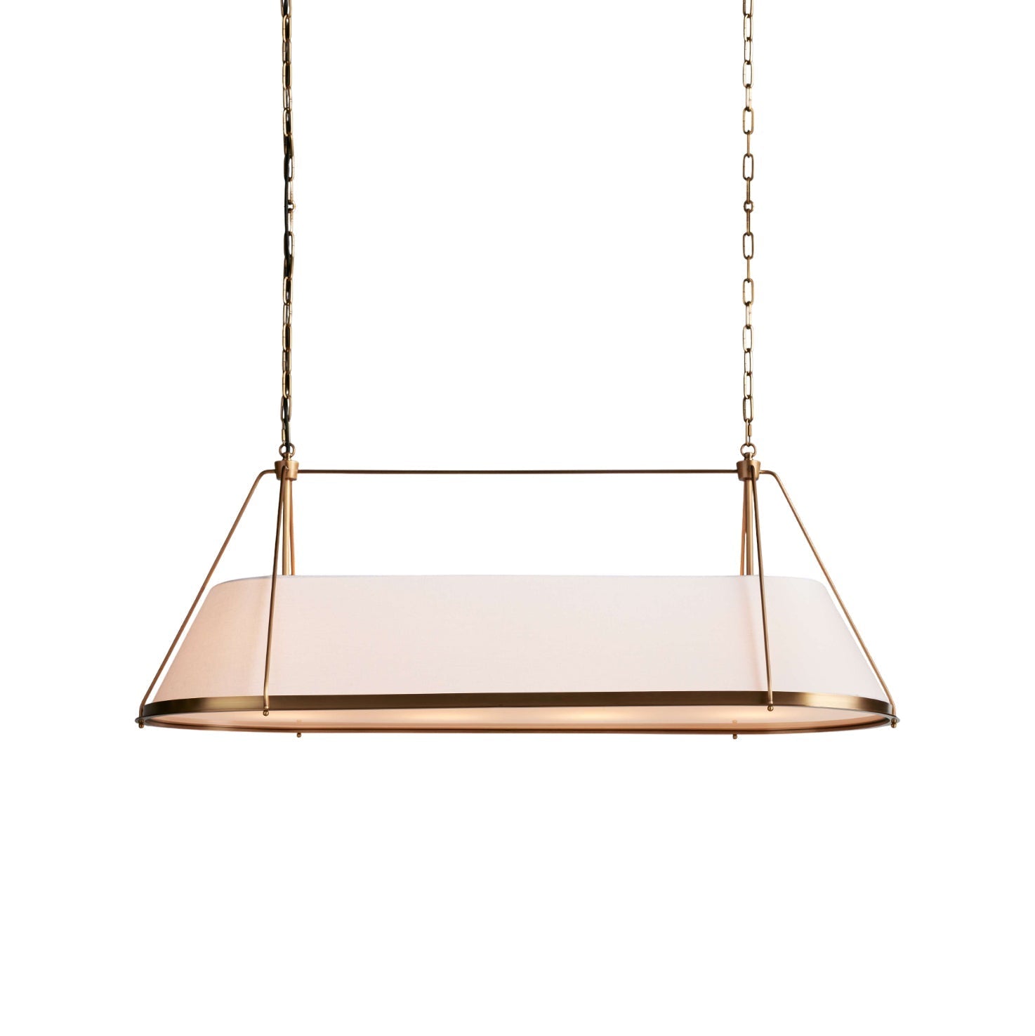Lysilara Vintage Industrial Linear Fabric Chandelier - Letslighting