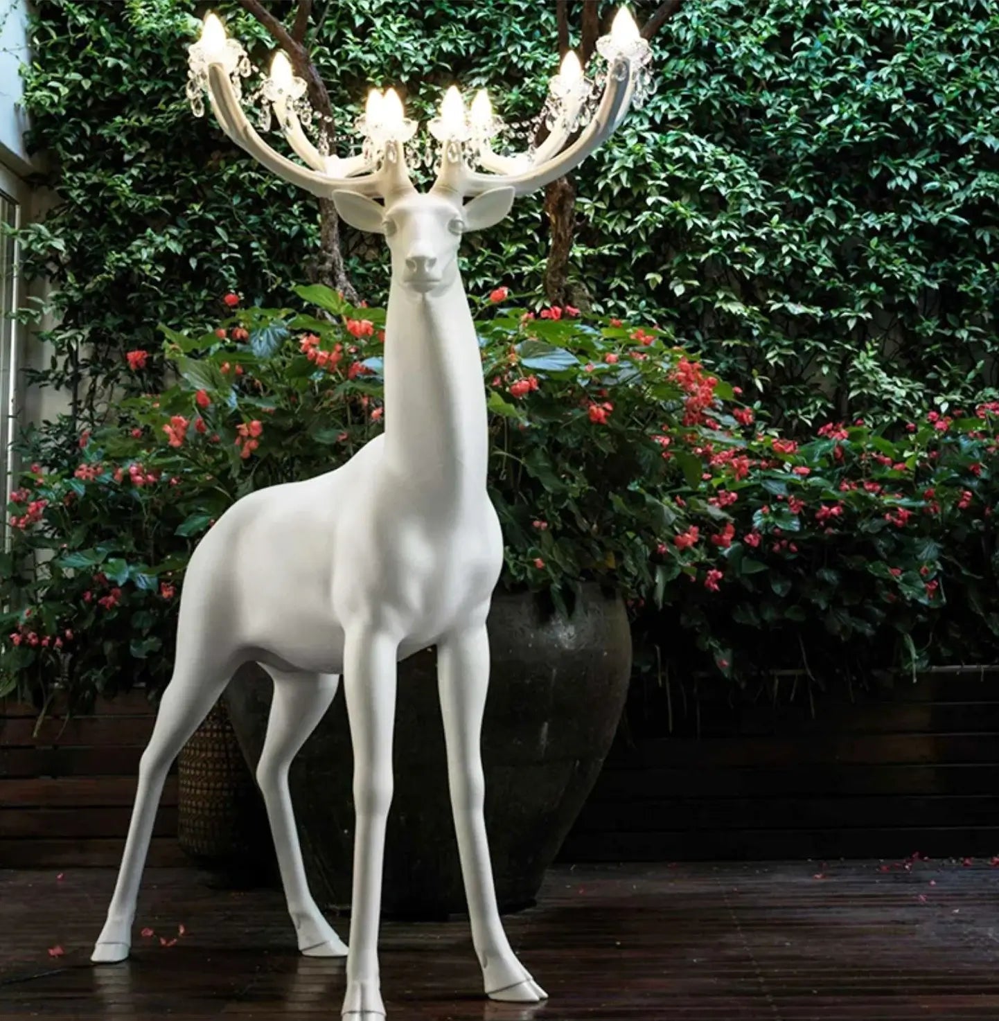 Lustra Floor Lamp Deer Figure Playful Artistic - Letslighting
