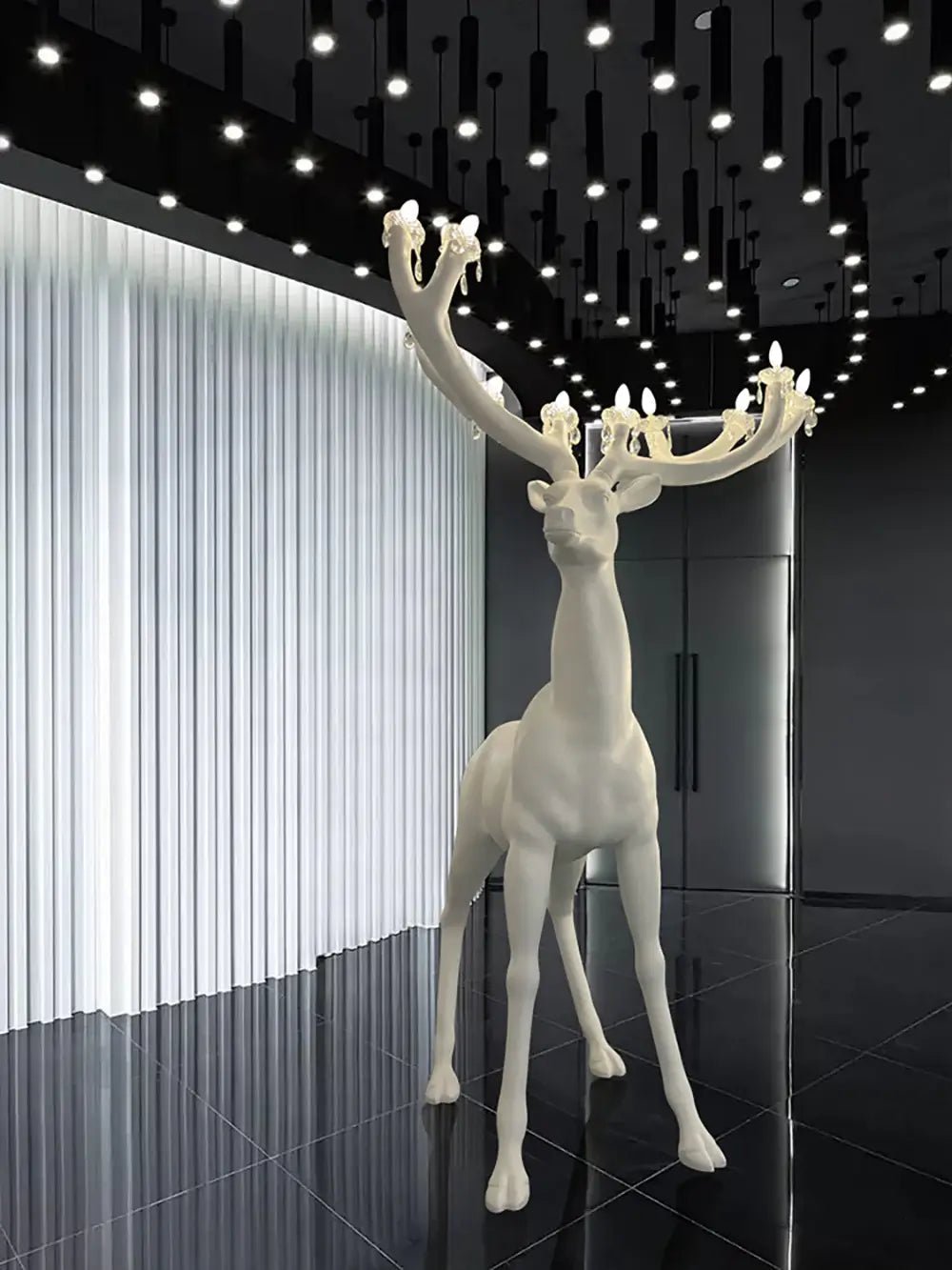 Lustra Floor Lamp Deer Figure Playful Artistic - Letslighting