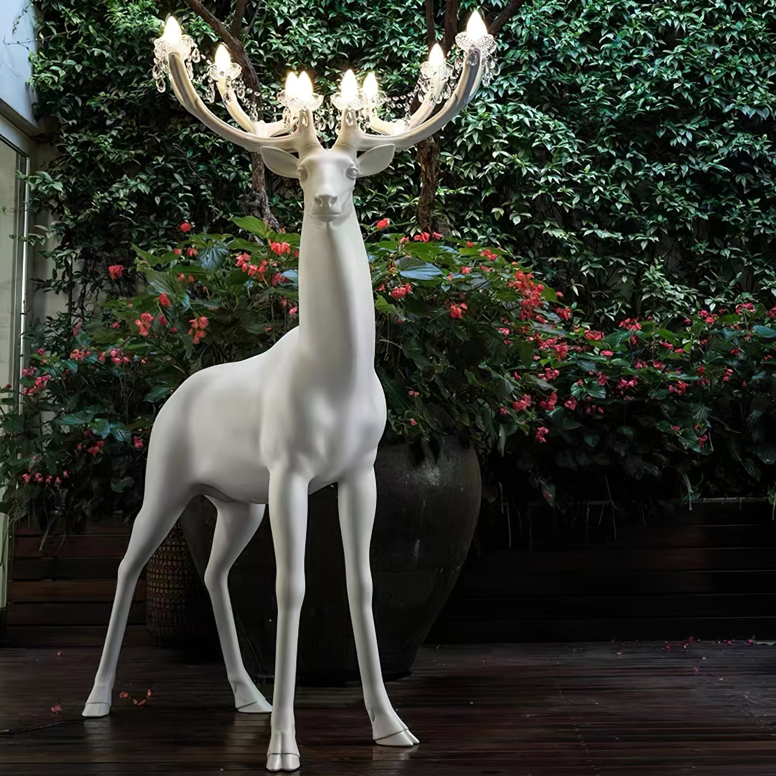 Lustra Floor Lamp Deer Figure Playful Artistic - Letslighting
