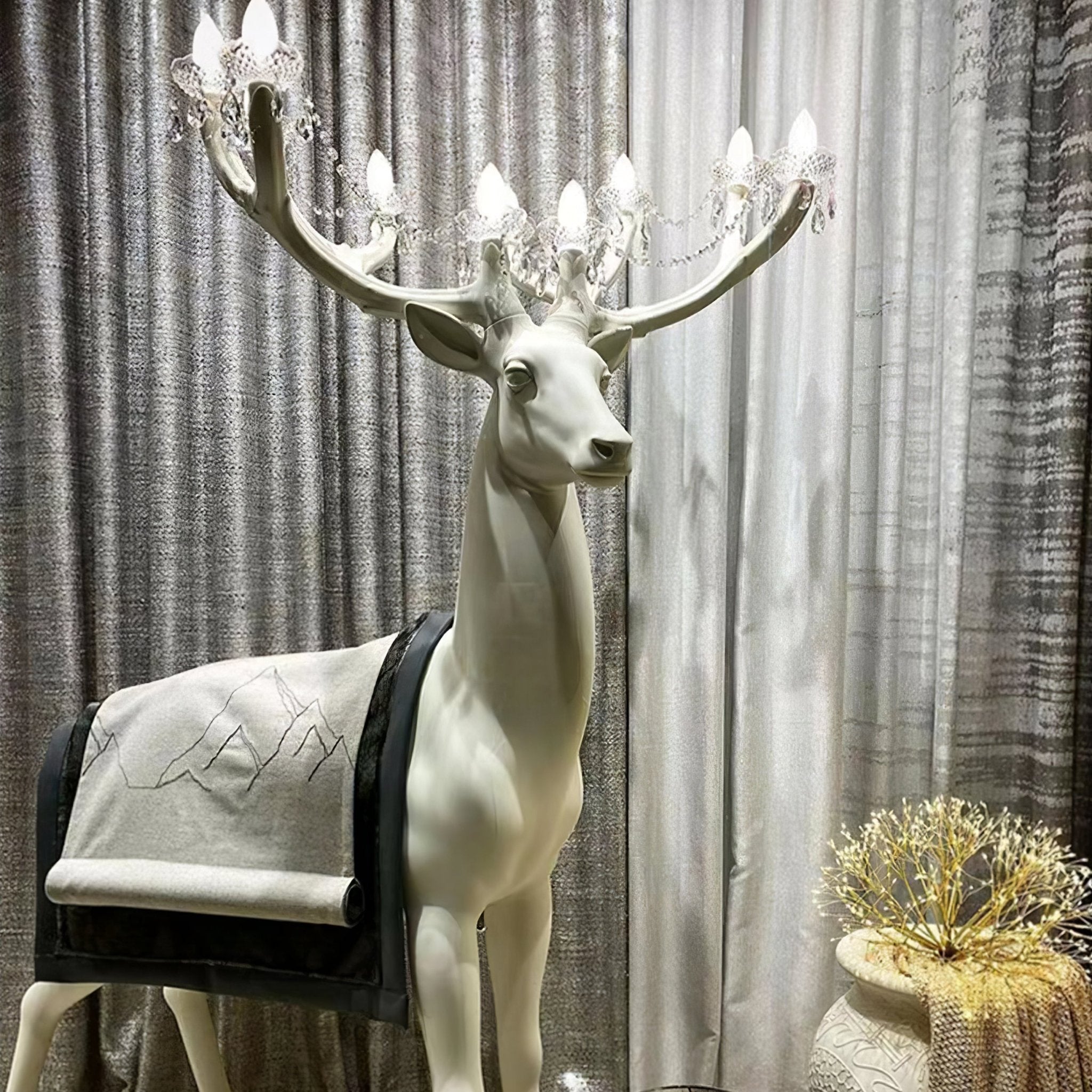 Lustra Floor Lamp Deer Figure Playful Artistic - Letslighting