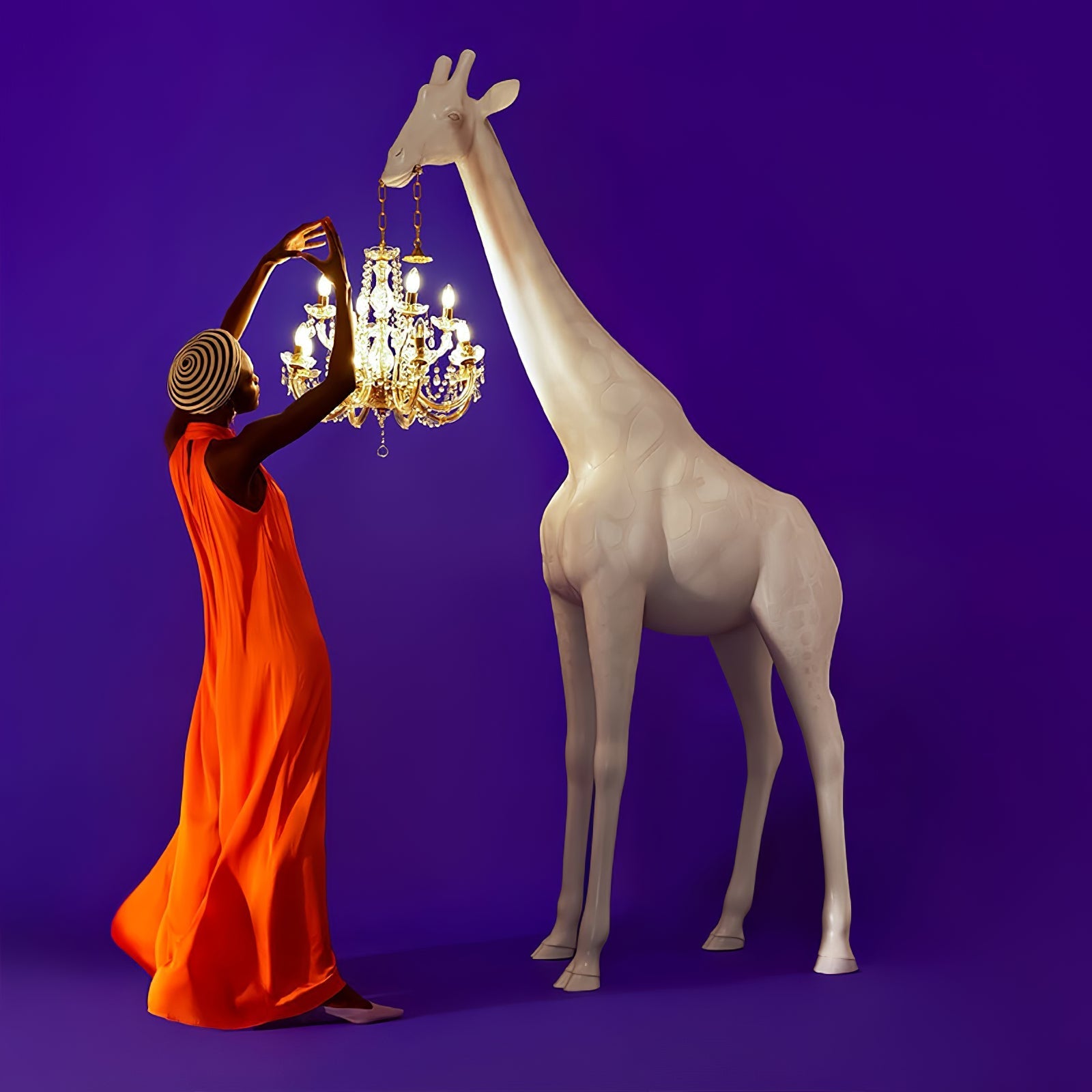 Lustra Floor Lamp Deer Figure Playful Artistic - Letslighting