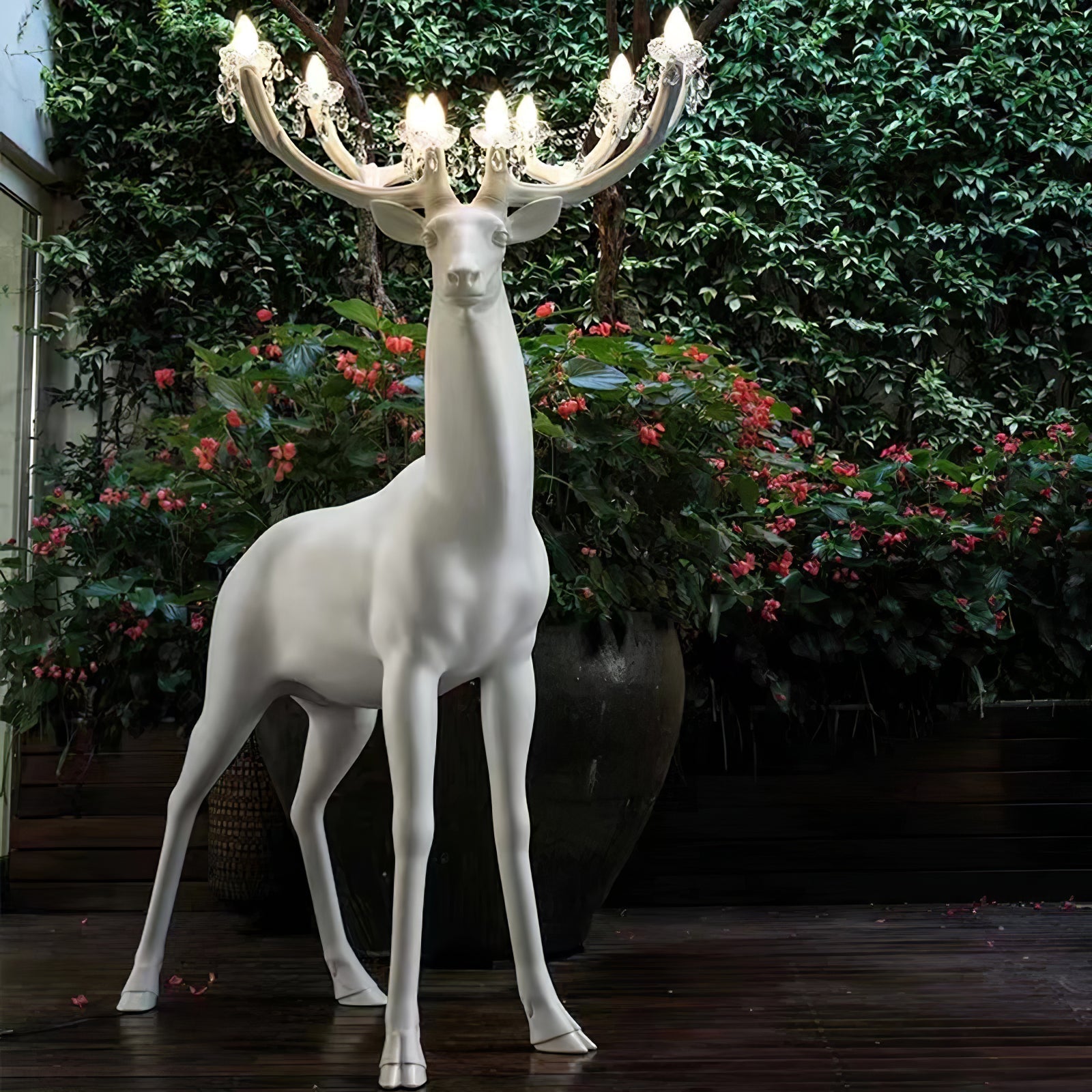 Lustra Floor Lamp Deer Figure Playful Artistic - Letslighting