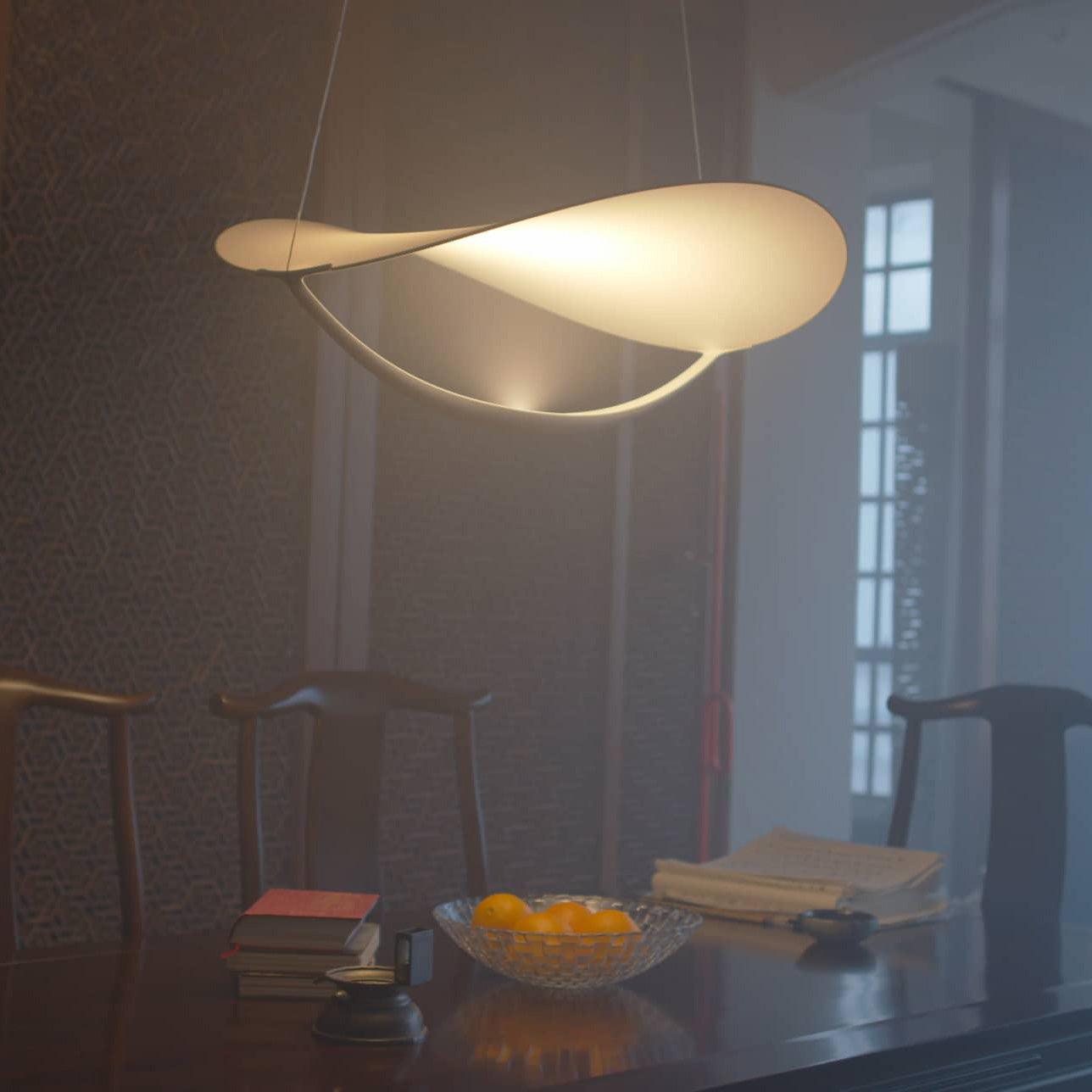 Shield Pendant Lamp Curved Organic Minimalist - Letslighting