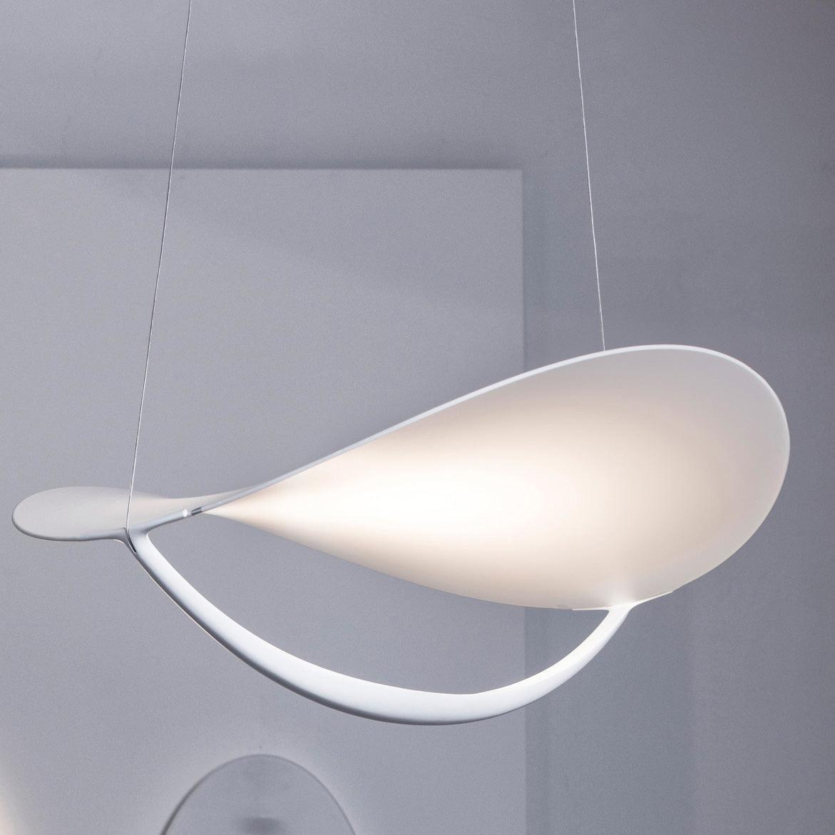 Shield Pendant Lamp Curved Organic Minimalist - Letslighting