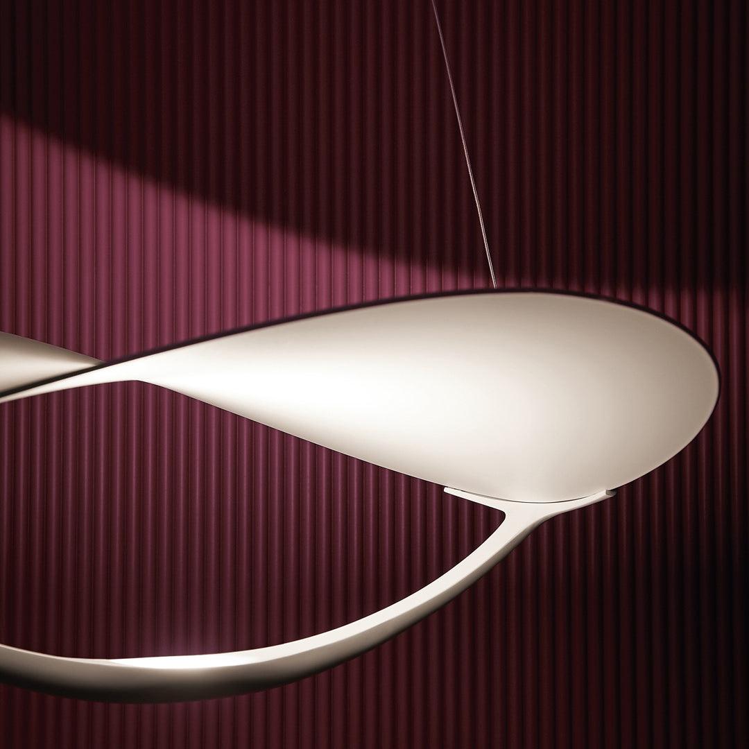 Shield Pendant Lamp Curved Organic Minimalist - Letslighting