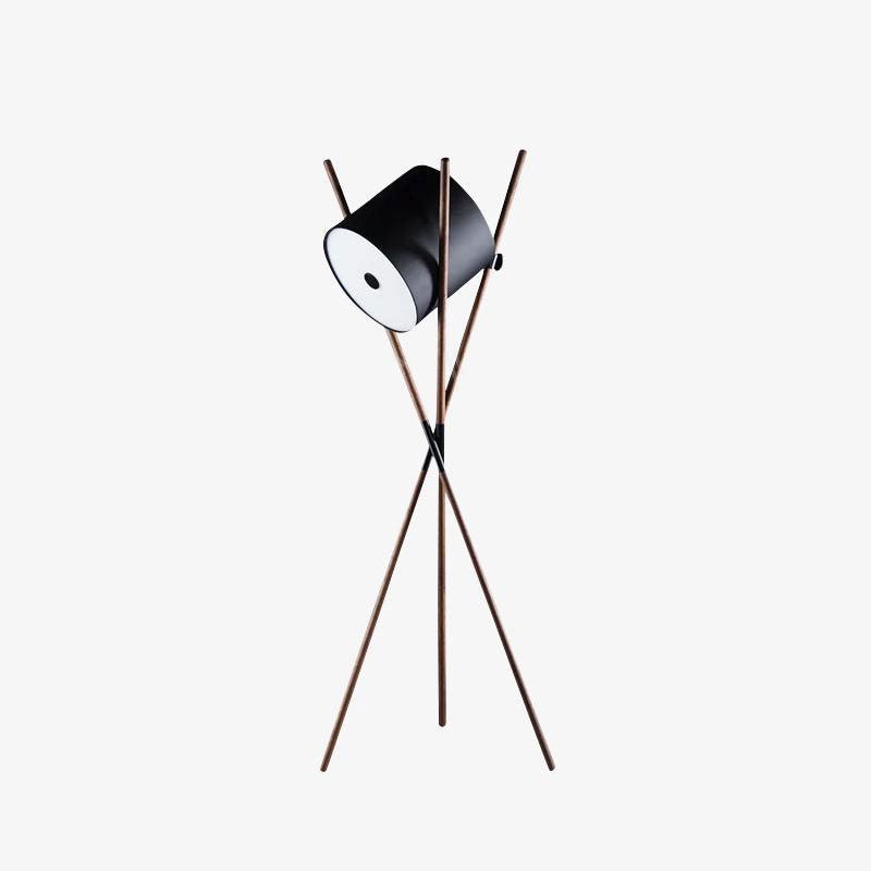 Colton Contemporary Wood Floor Lamp - Letslighting