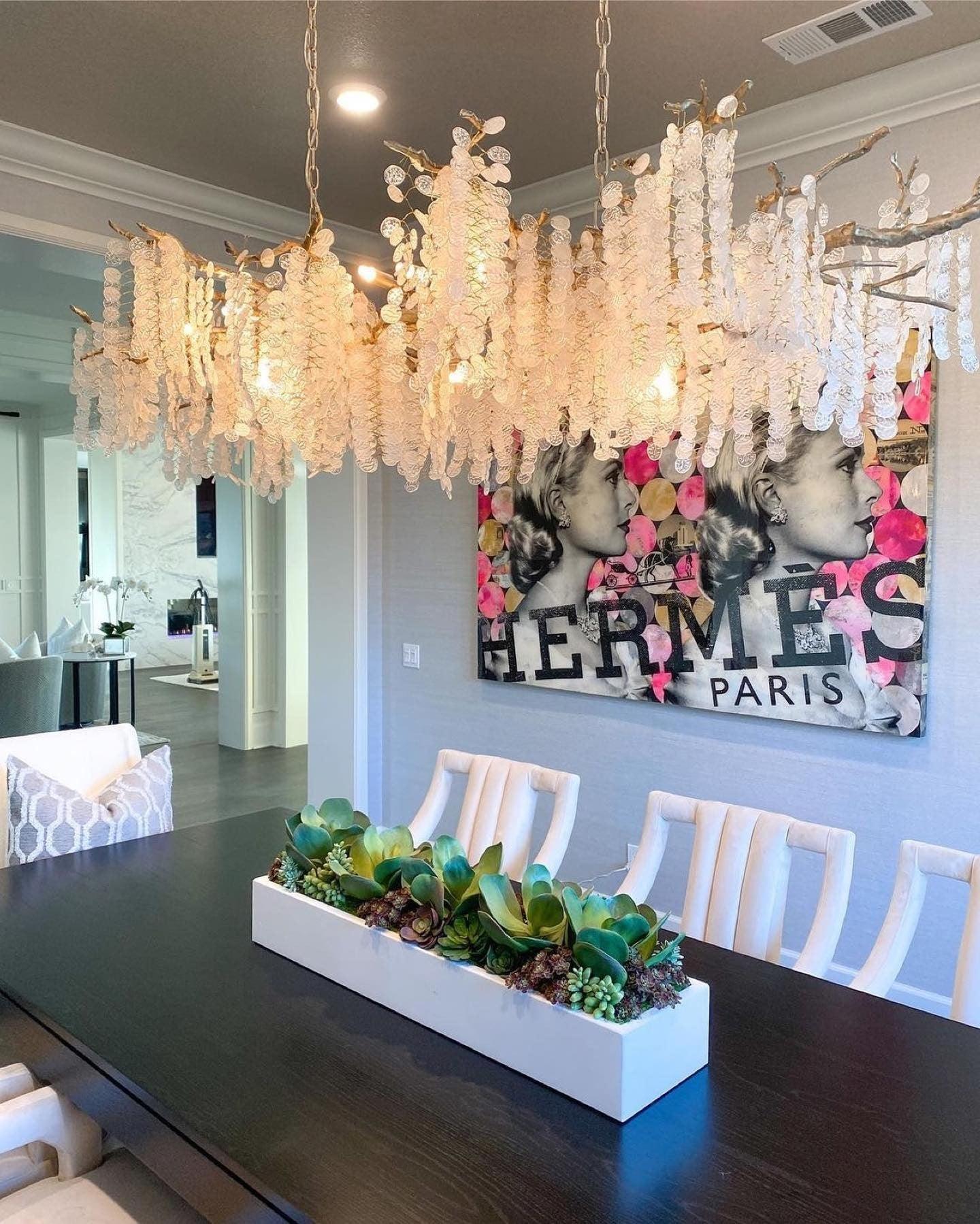 Lustra Pendant Lamp Crystal Dewdrop - Letslighting