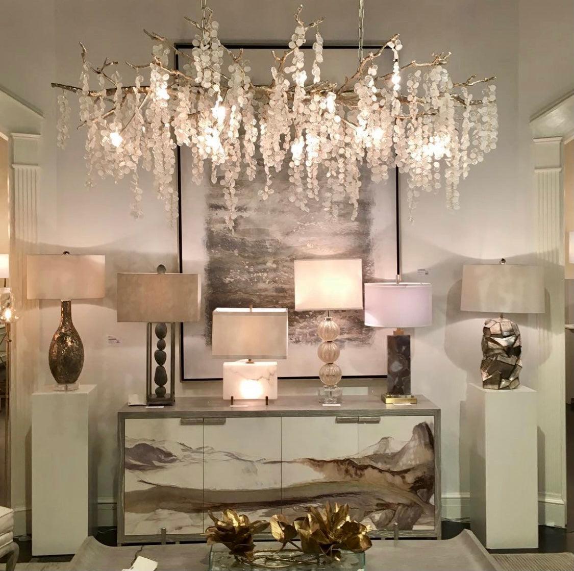 Lustra Pendant Lamp Crystal Dewdrop - Letslighting