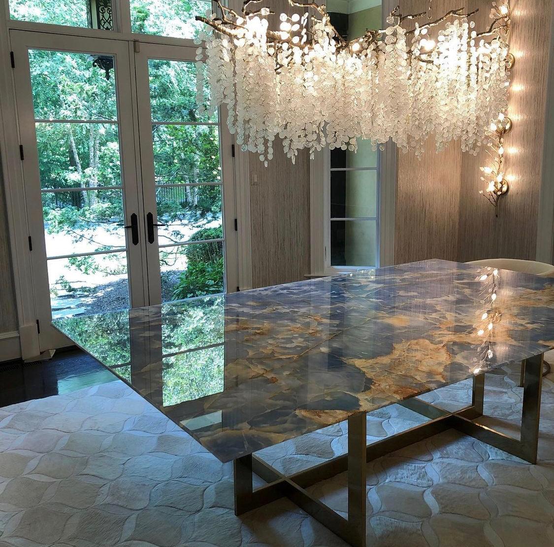 Lustra Pendant Lamp Crystal Dewdrop - Letslighting