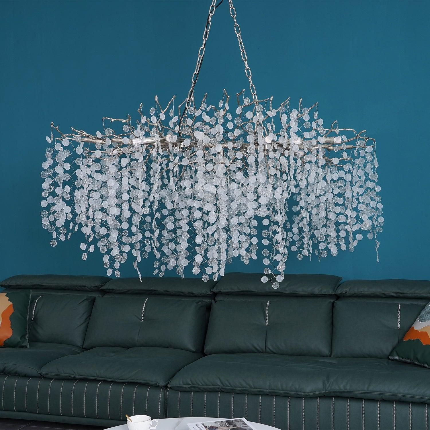 Lustra Pendant Lamp Crystal Dewdrop - Letslighting