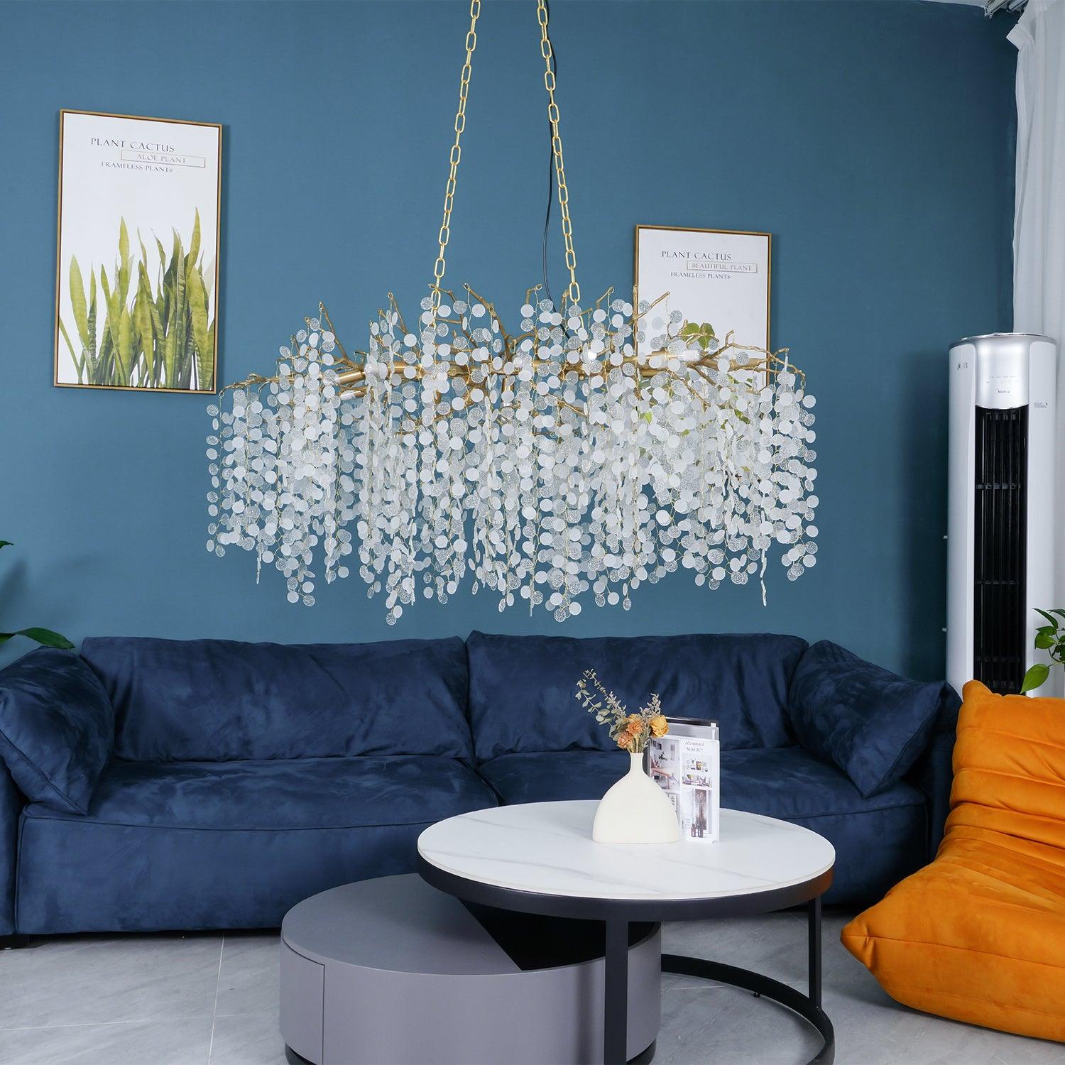 Lustra Pendant Lamp Crystal Dewdrop - Letslighting