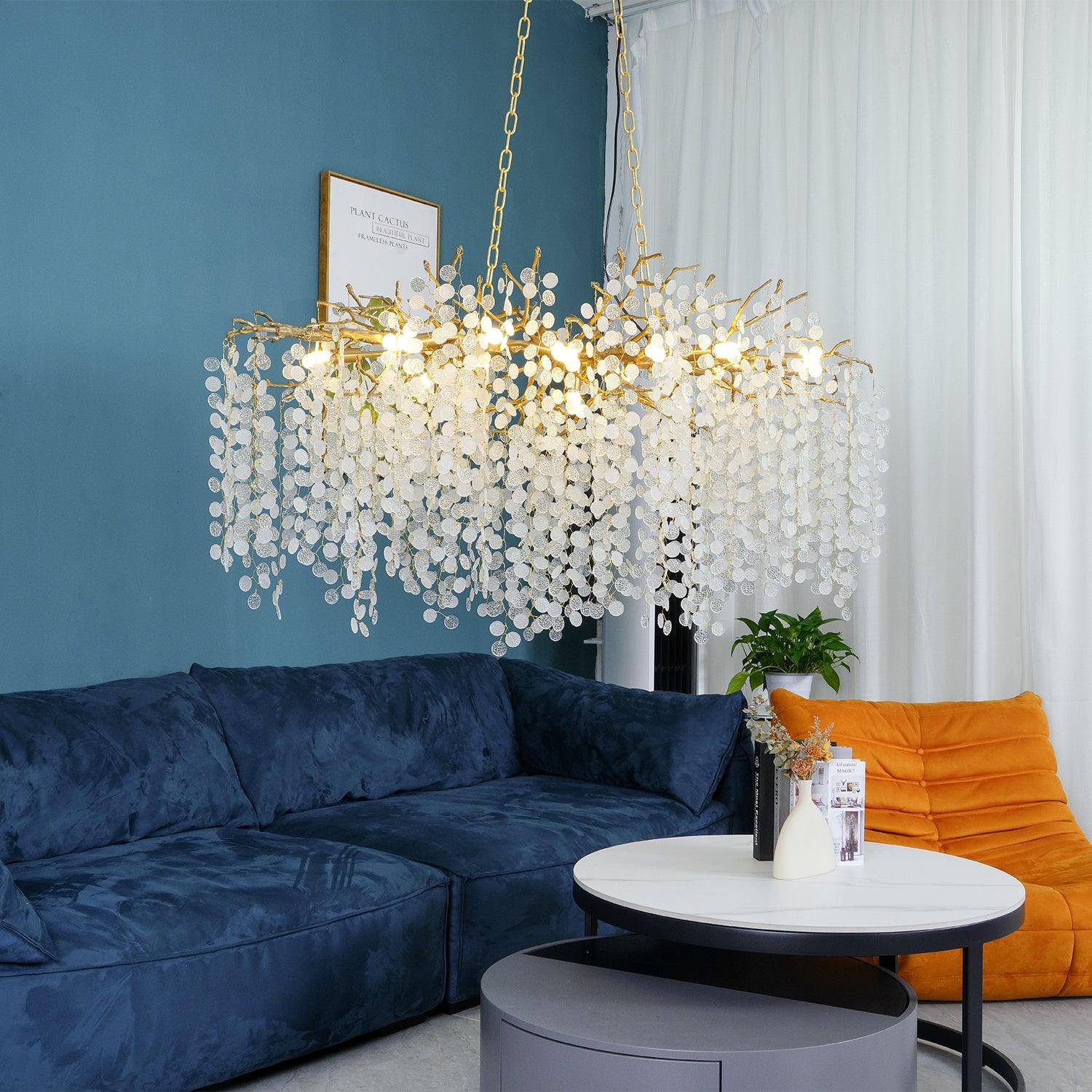 Lustra Pendant Lamp Crystal Dewdrop - Letslighting
